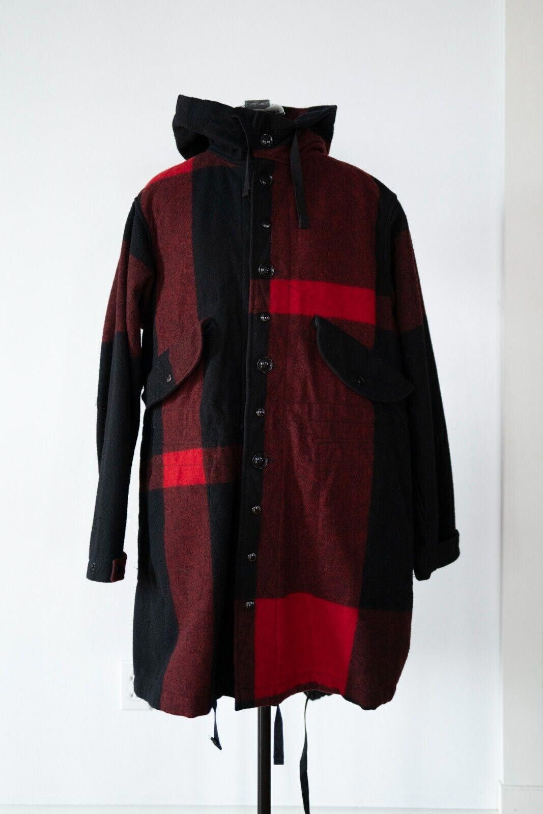 image of Woolrich Woolen Mills Engineered Garments NWT Woolrich Highland Wool Parka Sz. S, Men's (Size Small