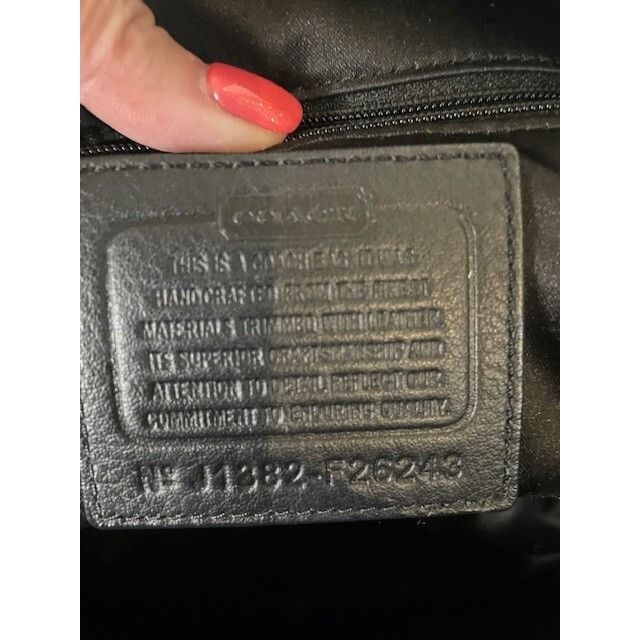 Coach Authentic Coach Leather Trim Black Campbell signature satche Size ONE SIZE - 9 Thumbnail