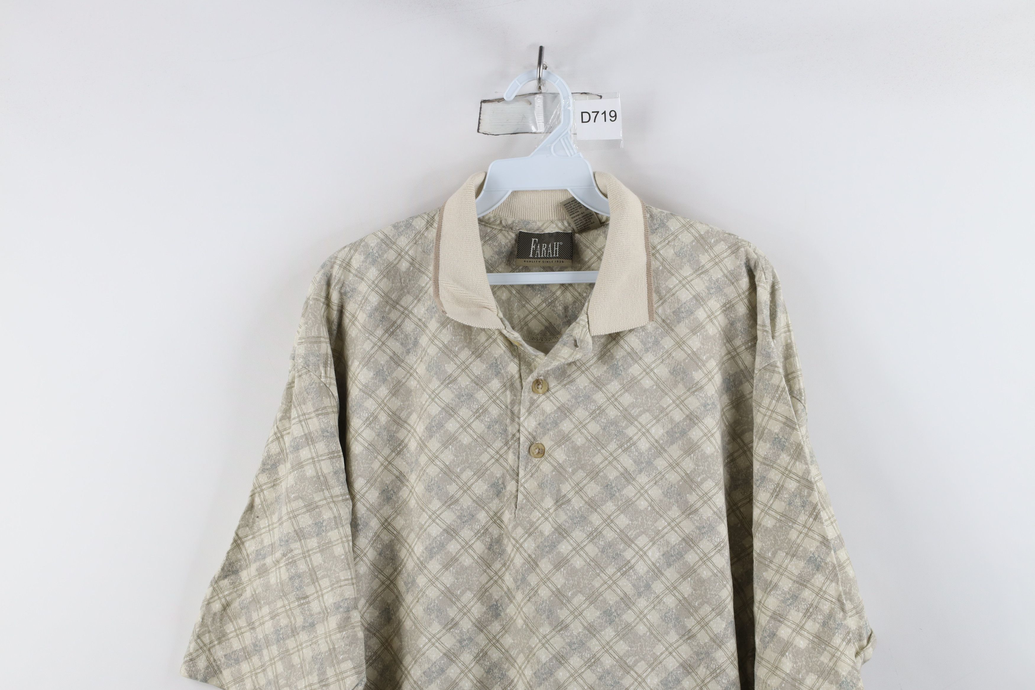 Vintage Vintage 90s Streetwear Hatch Plaid Collared Golf Polo Shirt Size US XL / EU 56 / 4 - 2 Thumbnail