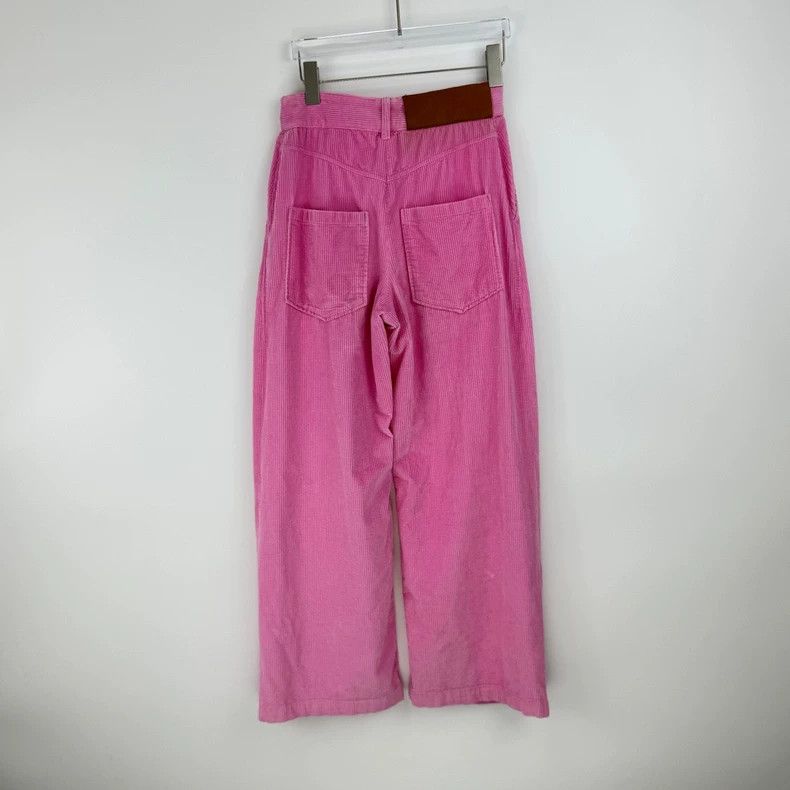 Loewe loewe Velour trousers with pink leather label 2504-Nextarro Size US 34 / EU 50 - 4 Thumbnail