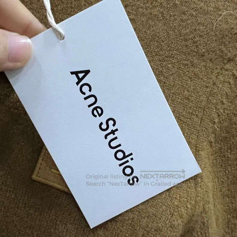 Acne Studios Acne Studios Brown Logo Embroidered Knit Sweater Size US XXS / EU 40 - 5 Thumbnail