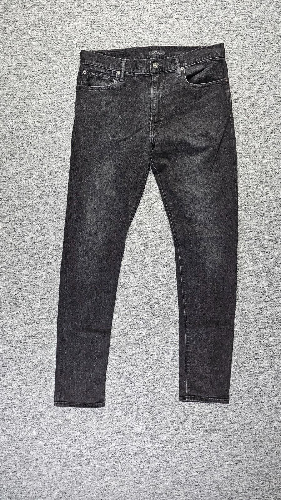 Polo Ralph Lauren Polo Ralph Lauren Eldridge Skinny Stretch Jeans W33 Black Size US 33 - 1 Thumbnail