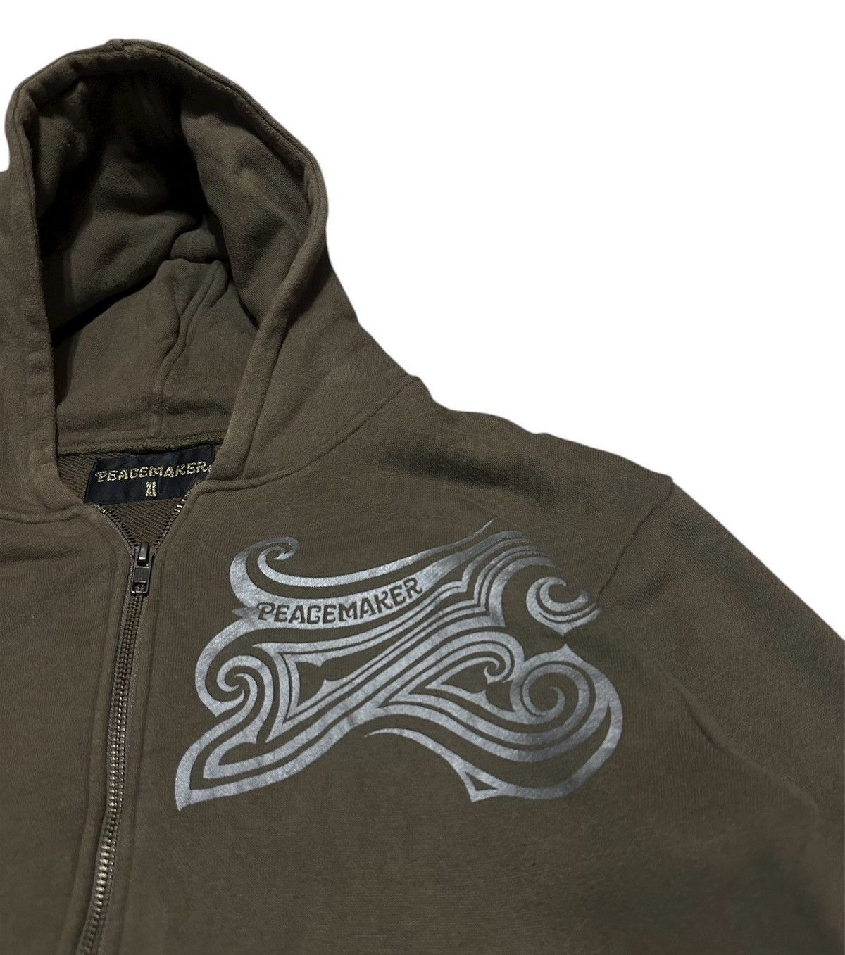 Japanese Brand Vintage Peace Market Hoodie Jacket Nice Design Size US XL / EU 56 / 4 - 4 Thumbnail