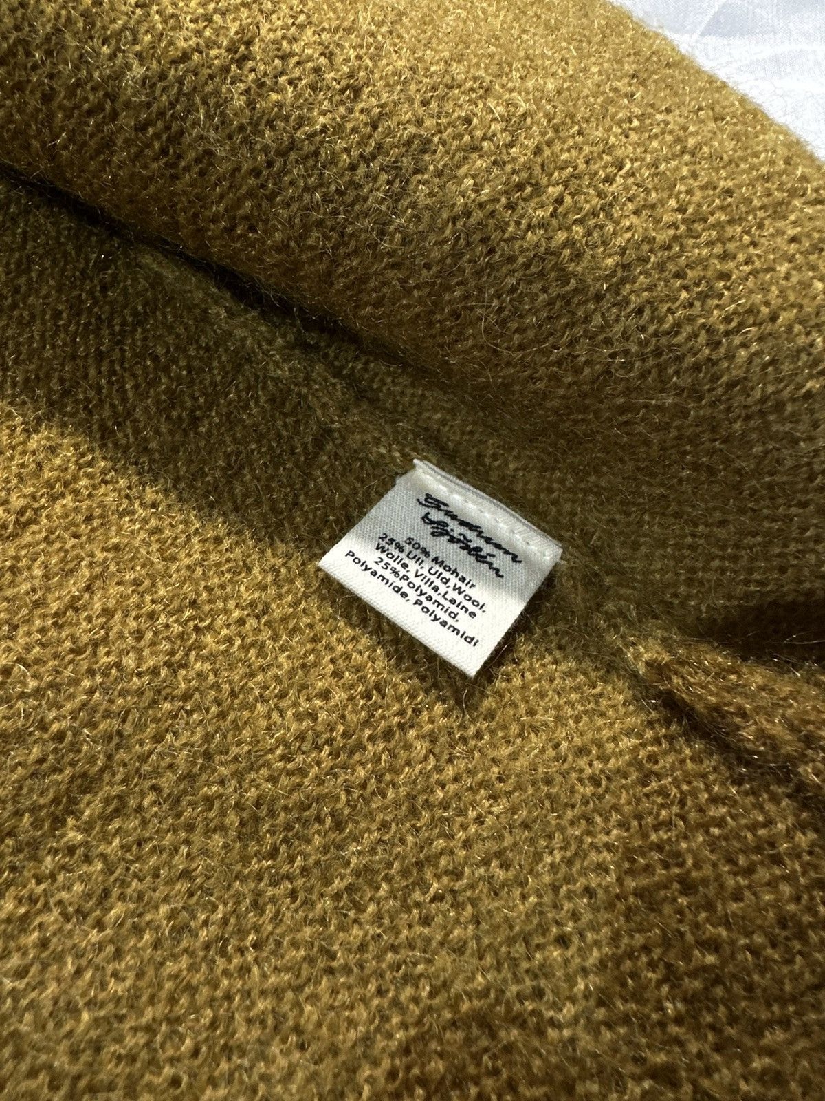 Gudrun Sjoden Gudrun Sjoden Mohair wool blend wrap cardigan jacket mustard Size S / US 4 / IT 40 - 8 Thumbnail