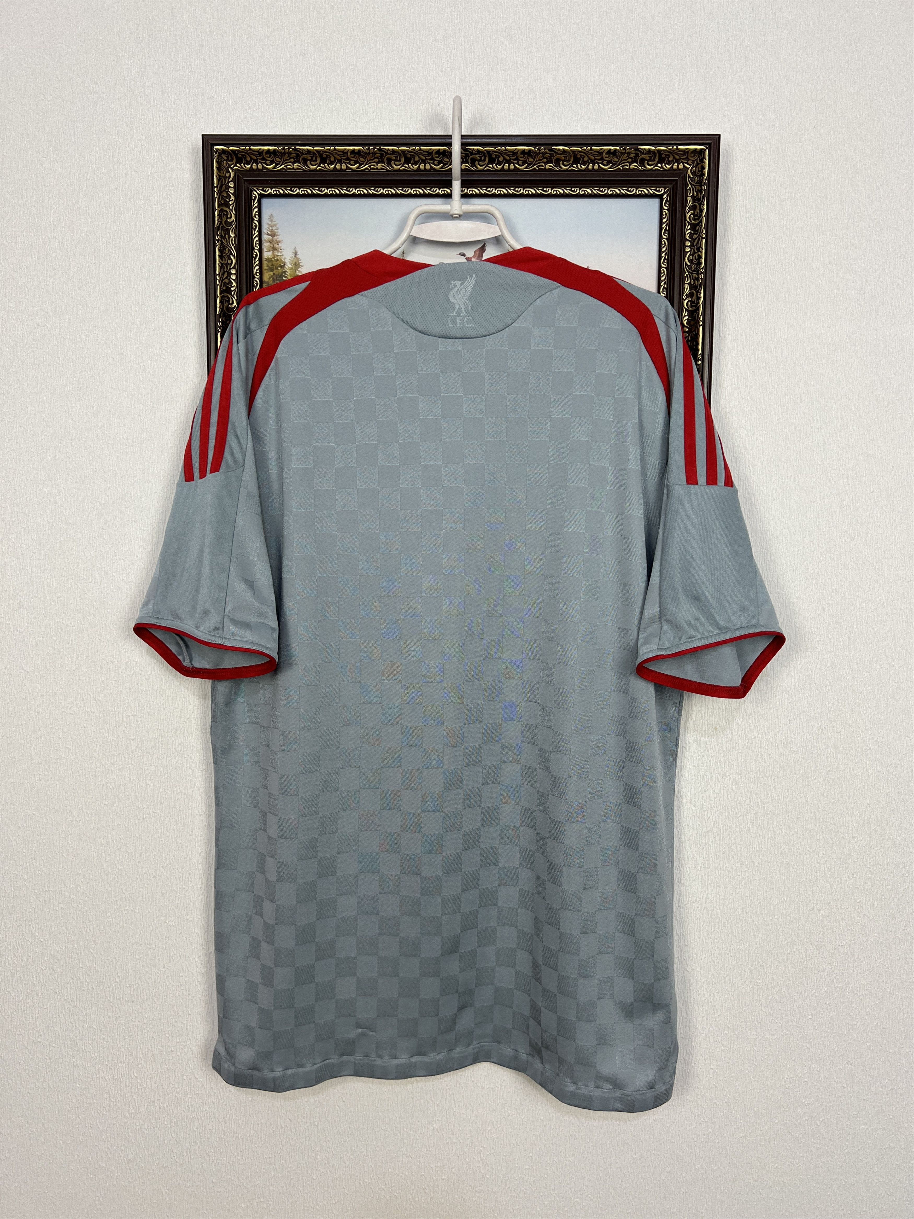 Adidas Liverpool Away football shirt 2008 Soccer Adidas Jersey Size US XL / EU 56 / 4 - 11 Thumbnail