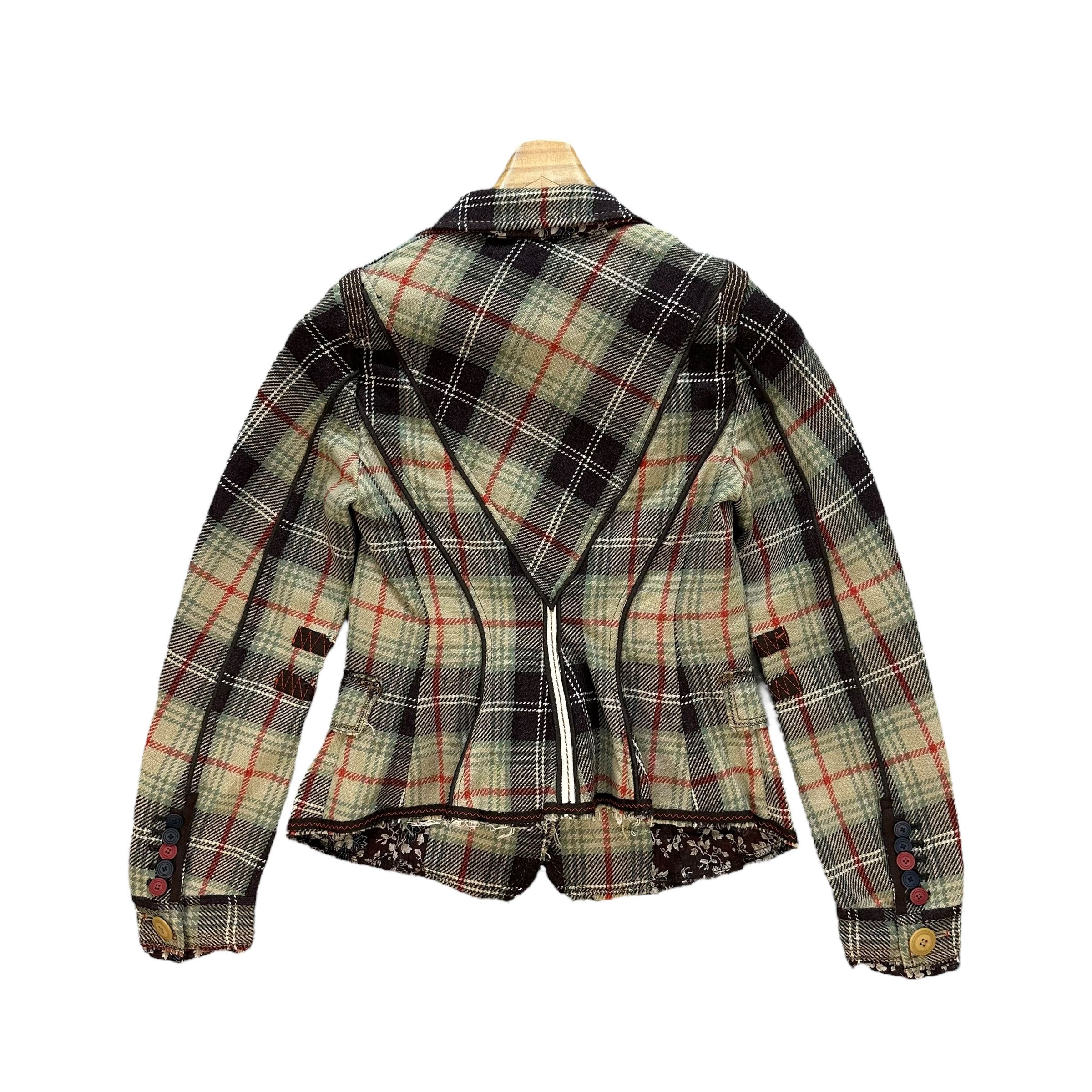 Marithe + Francois Girbaud MARITHE FRANCOIS GIRBAUD Deconstructed Jacket #012-1419 Size S / US 4 / IT 40 - 11 Thumbnail