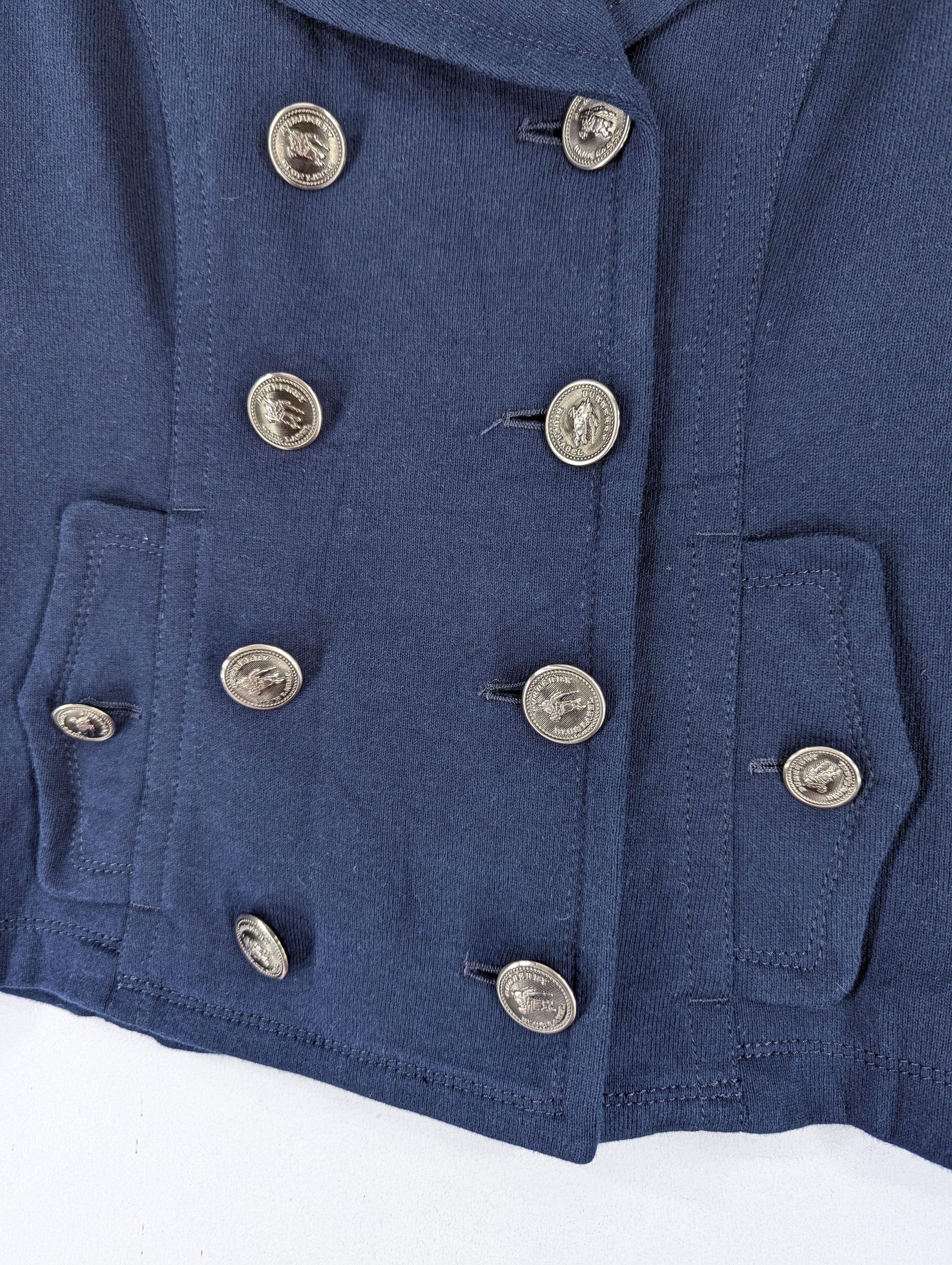 Burberry Burberry Blue Label Cropped Double Breasted Wool Coat Jacket Size XS / US 0-2 / IT 36-38 - 5 Thumbnail