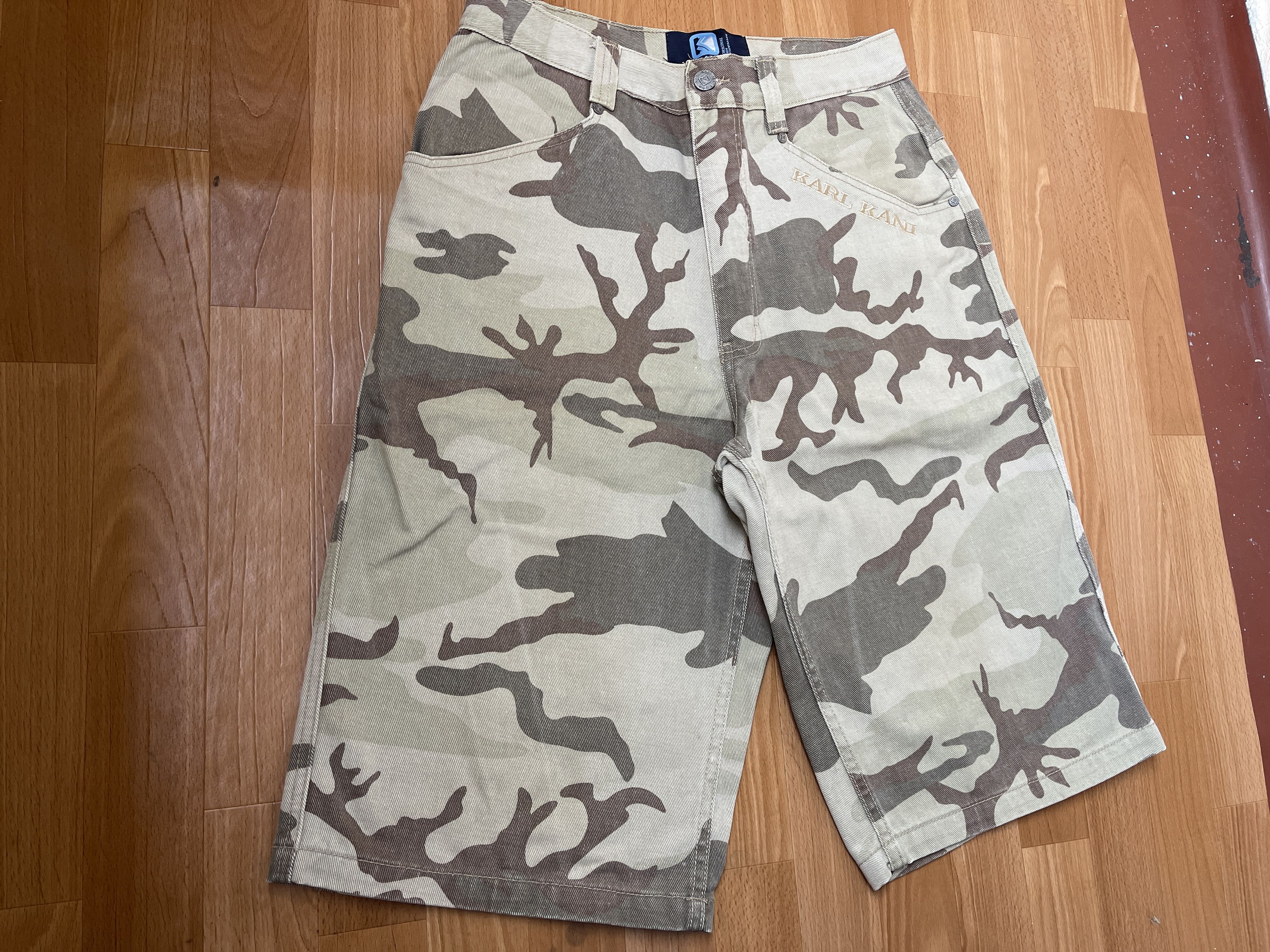 Karl Kani KARL KANI shorts, baggy, vintage Kani jeans 90s hip hop W 32 Size US 32 / EU 48 - 6 Thumbnail