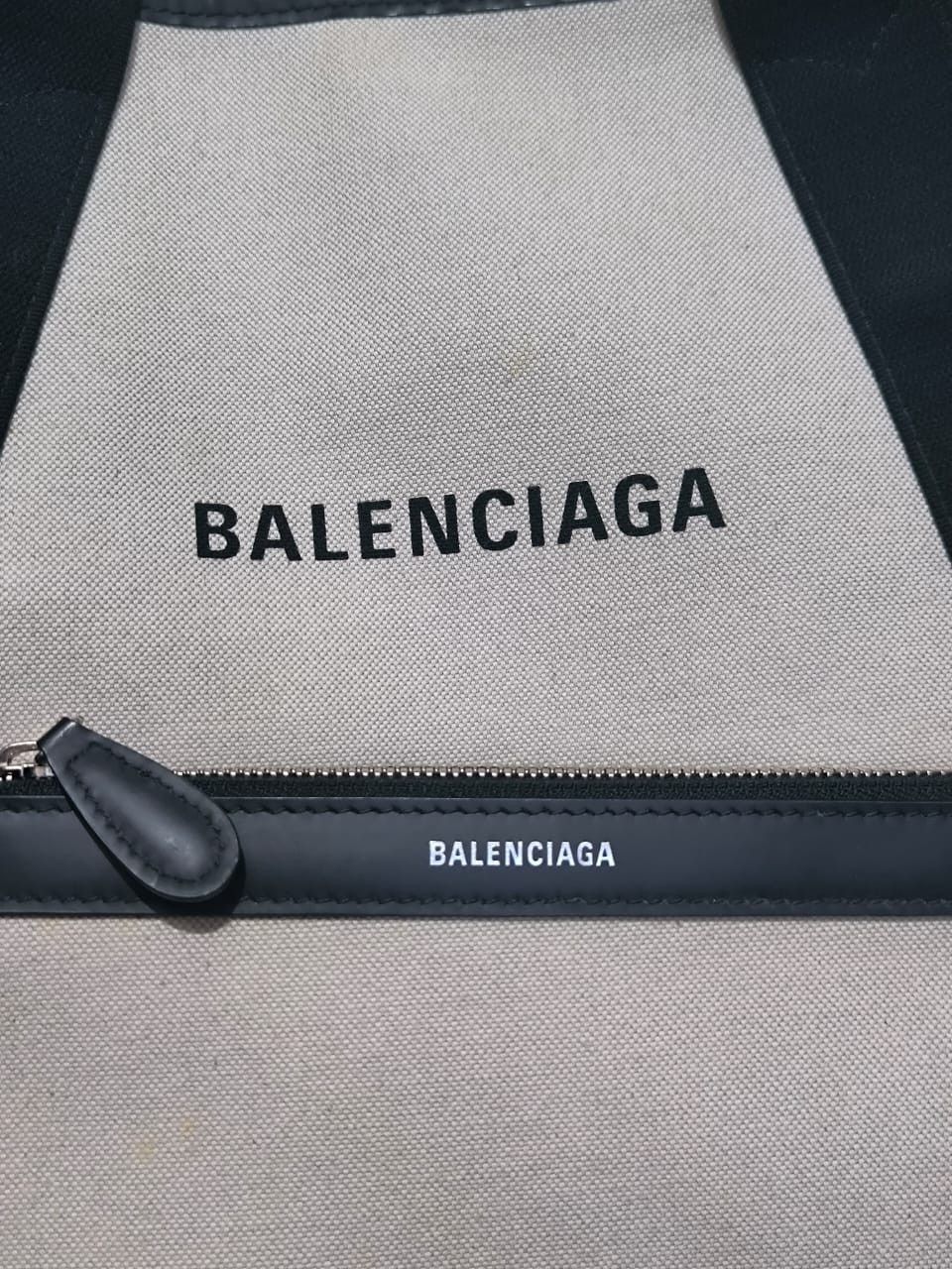 Balenciaga Balenciaga medium Navy Cabas tote bag Size ONE SIZE - 5 Thumbnail