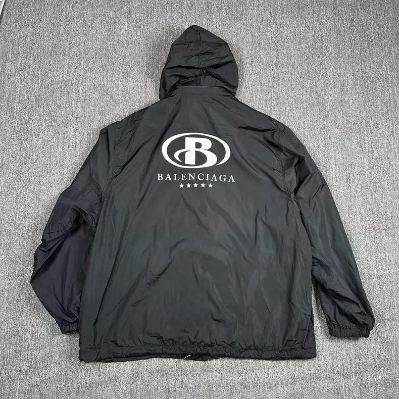 Balenciaga Balenciaga FW21 letter pattern loose collar long-sleeve lo Size US S / EU 44-46 / 1 - 2 Thumbnail