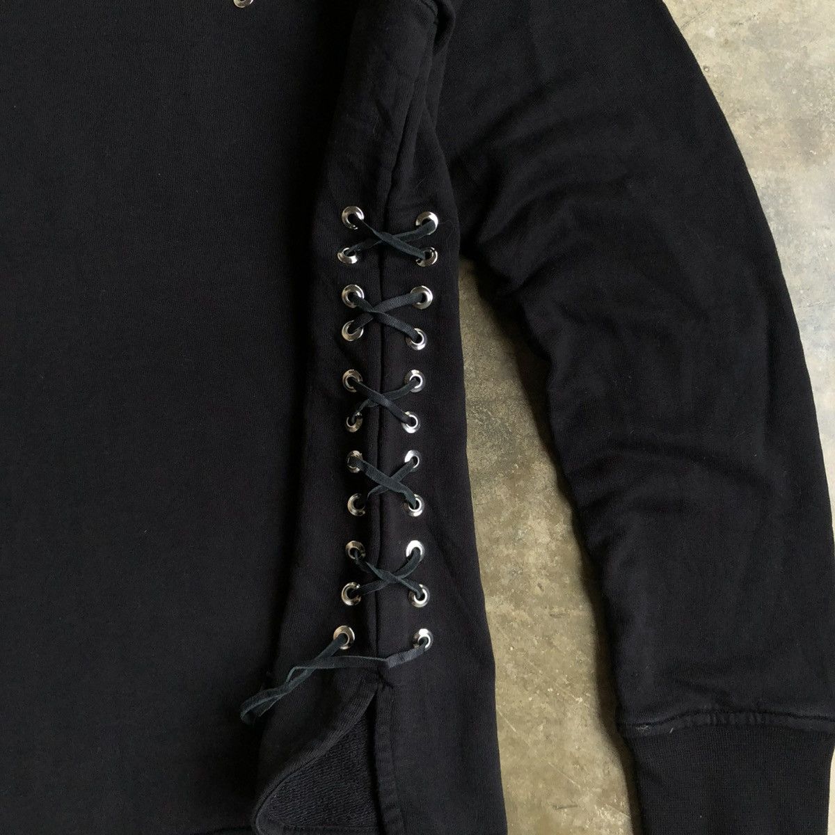 20471120 2000s Les Hommes Grunge Gothic Punk Style Hoodie Black Size US L / EU 52-54 / 3 - 5 Thumbnail