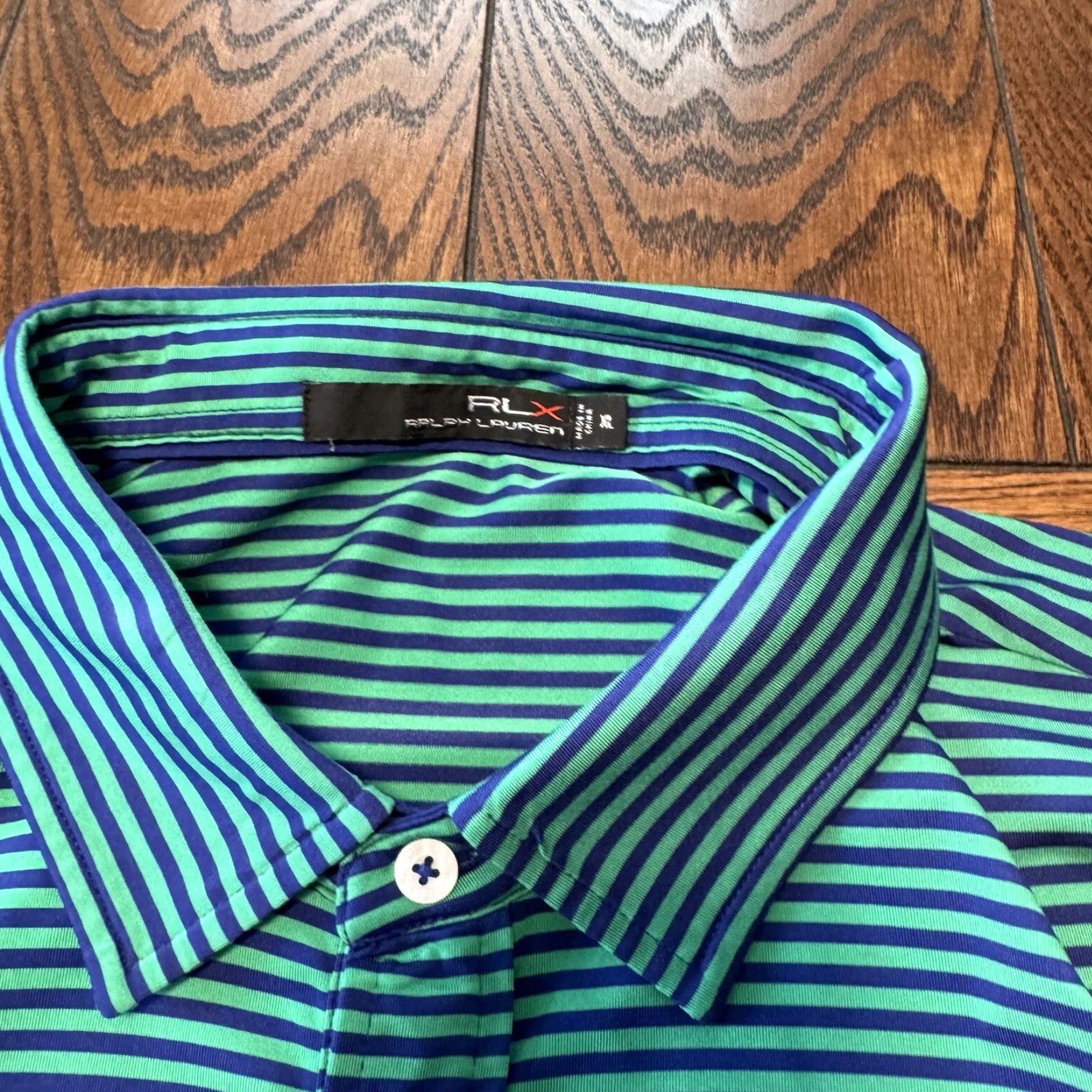 Ralph Lauren RLX Ralph Lauren Polo Shirt Men XL Golf Blue Green Striped Laurel Valley Polo Shirt Men XL Golf Blue Green Striped Laurel Valley Size US XL / EU 56 / 4 - 4 Thumbnail