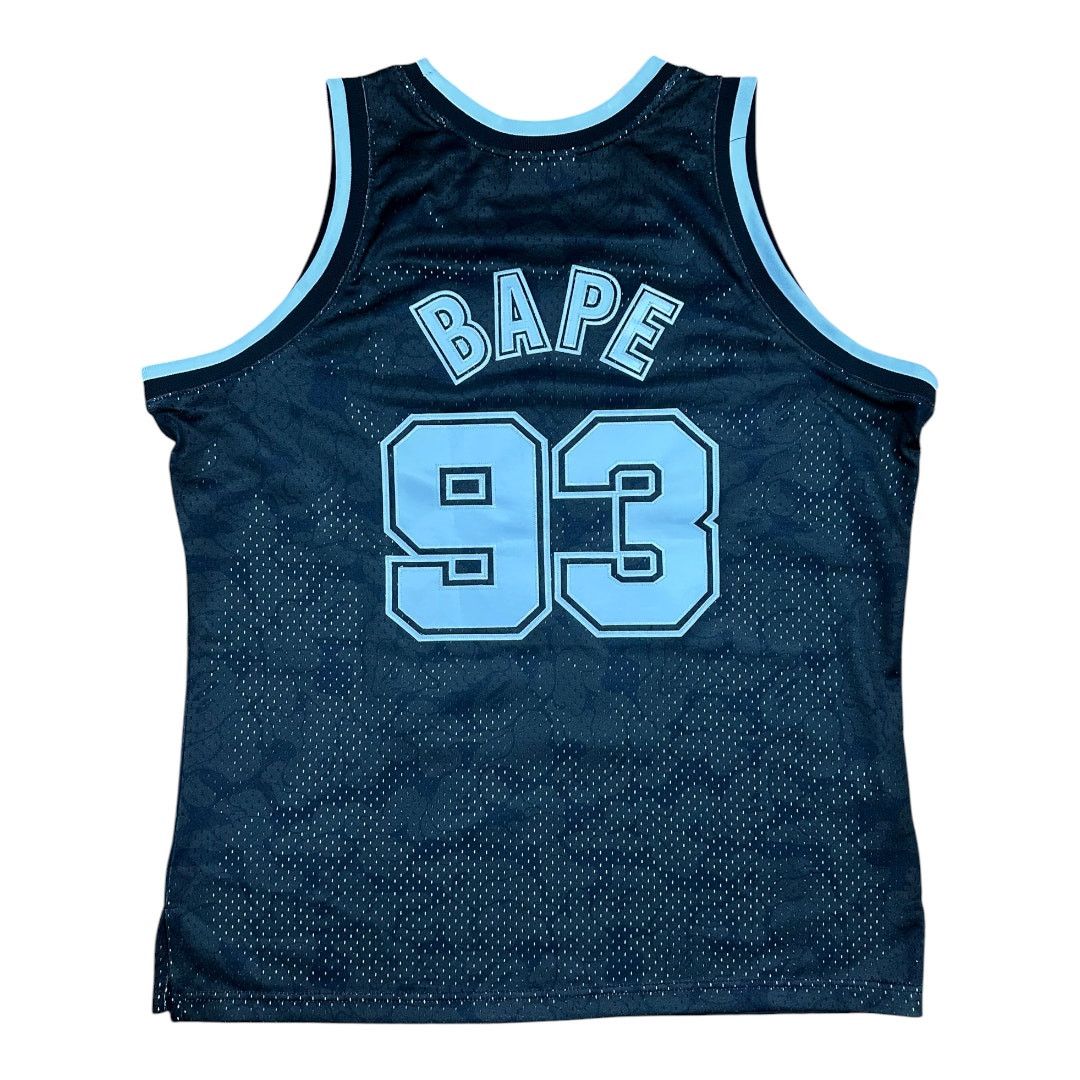 Bape XL Bape Brooklyn Nets Throwback Basketball Jersey Size US XL / EU 56 / 4 - 3 Thumbnail