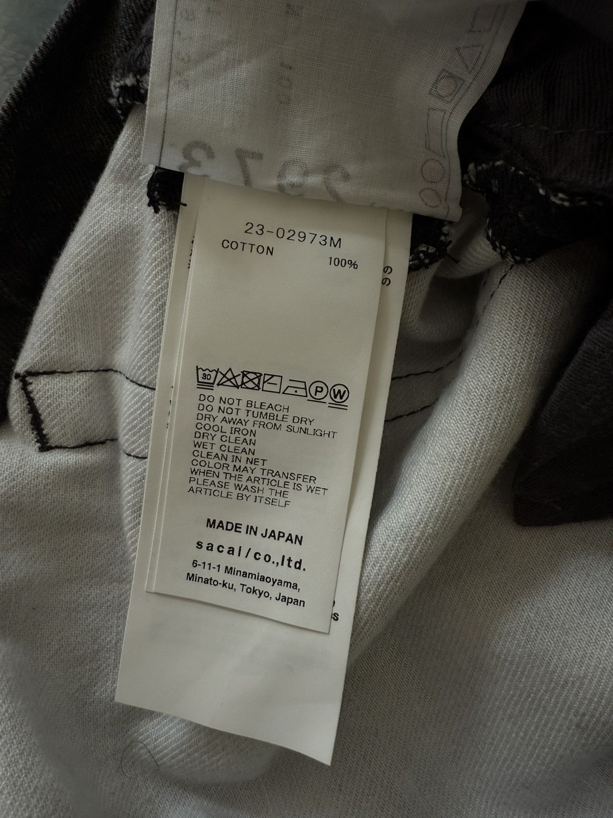 Sacai Sacai “Kind Words” Wide leg denim Size US 32 / EU 48 - 5 Thumbnail