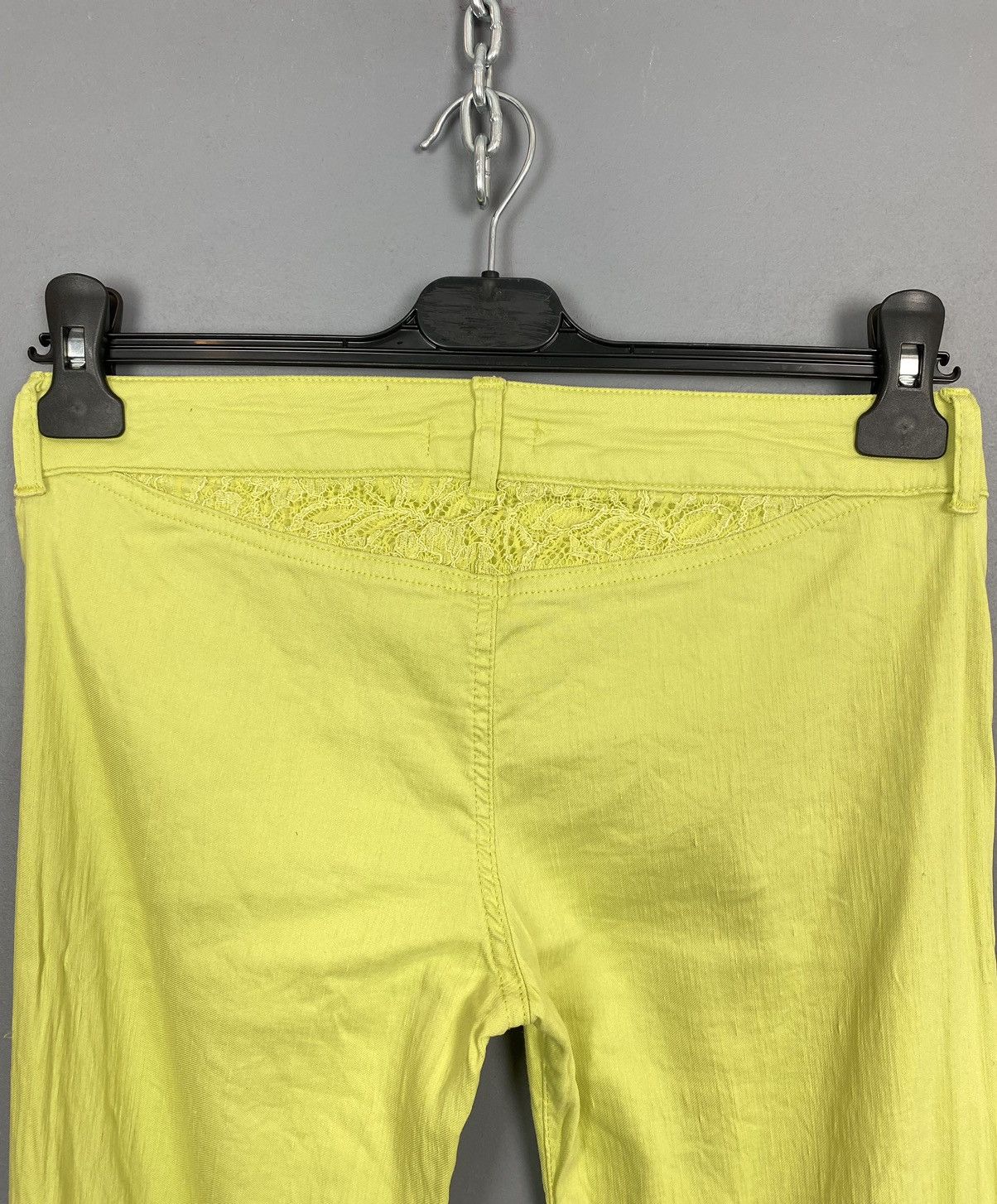 Versace Jeans Couture Versace Jeans Couture Trousers Jeans Women Size 31*45 Yellow Size 31" - 8 Thumbnail