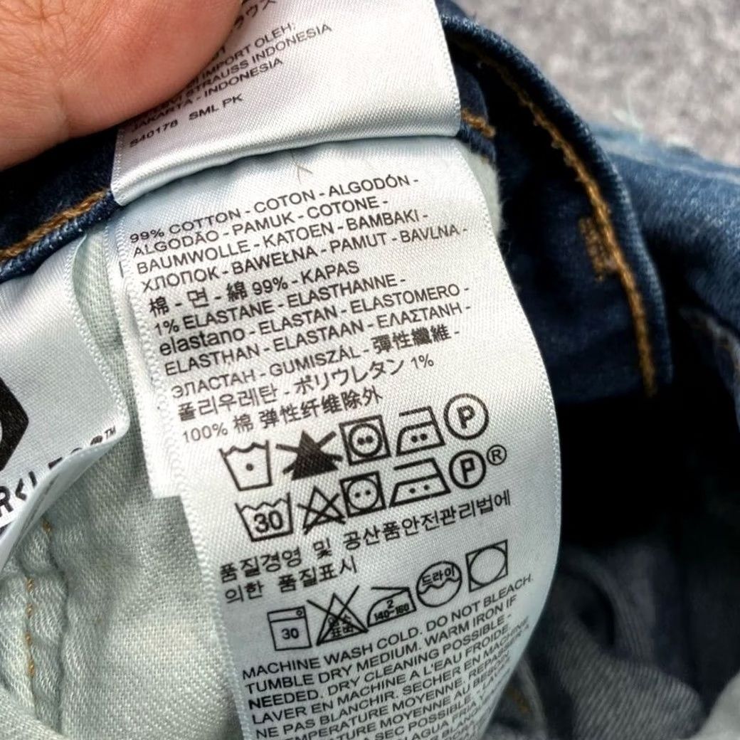 Levi's Levi's Jeans Men 29x32 Slim 511 Ripped Distressed Medium Wash Blue Skinny Denim Inseam 32 Mens Regular Size 29 Size US 29 - 7 Thumbnail