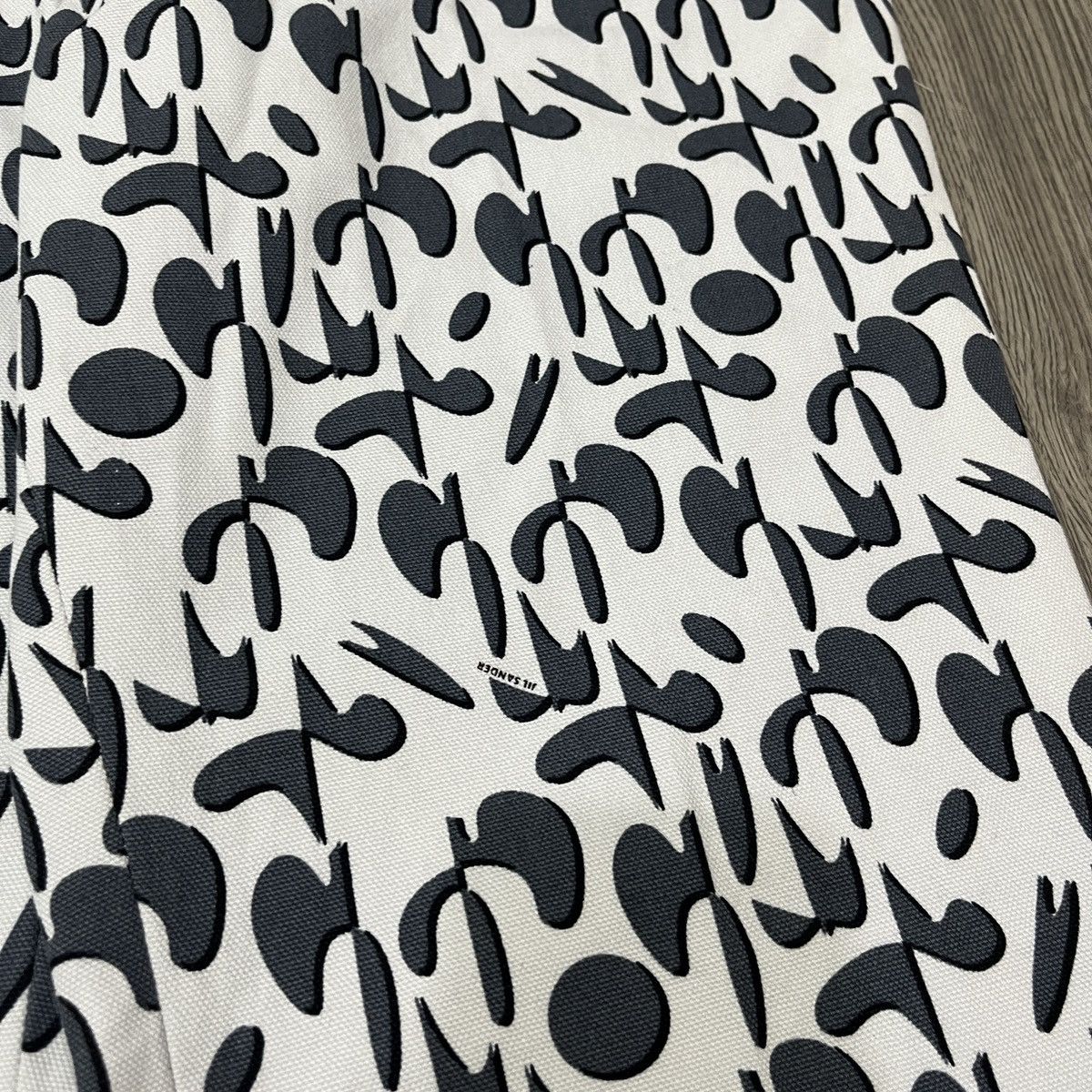 Jil Sander Jill Sander Kanvas Pant Abstract All Over Print Size US 38 / EU 54 - 4 Thumbnail