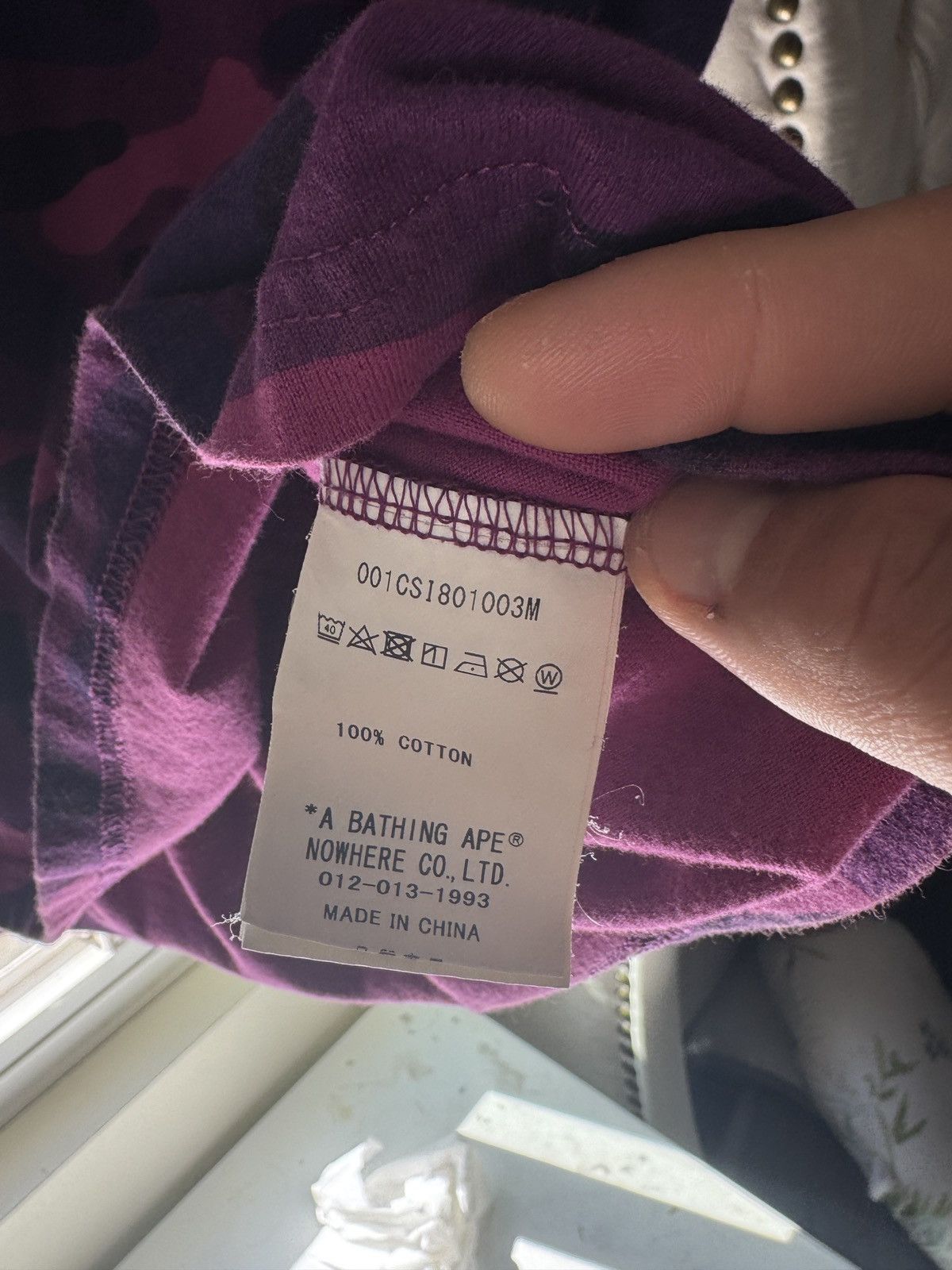 Bape Bape camo t shirt size M Size US M / EU 48-50 / 2 - 9 Thumbnail