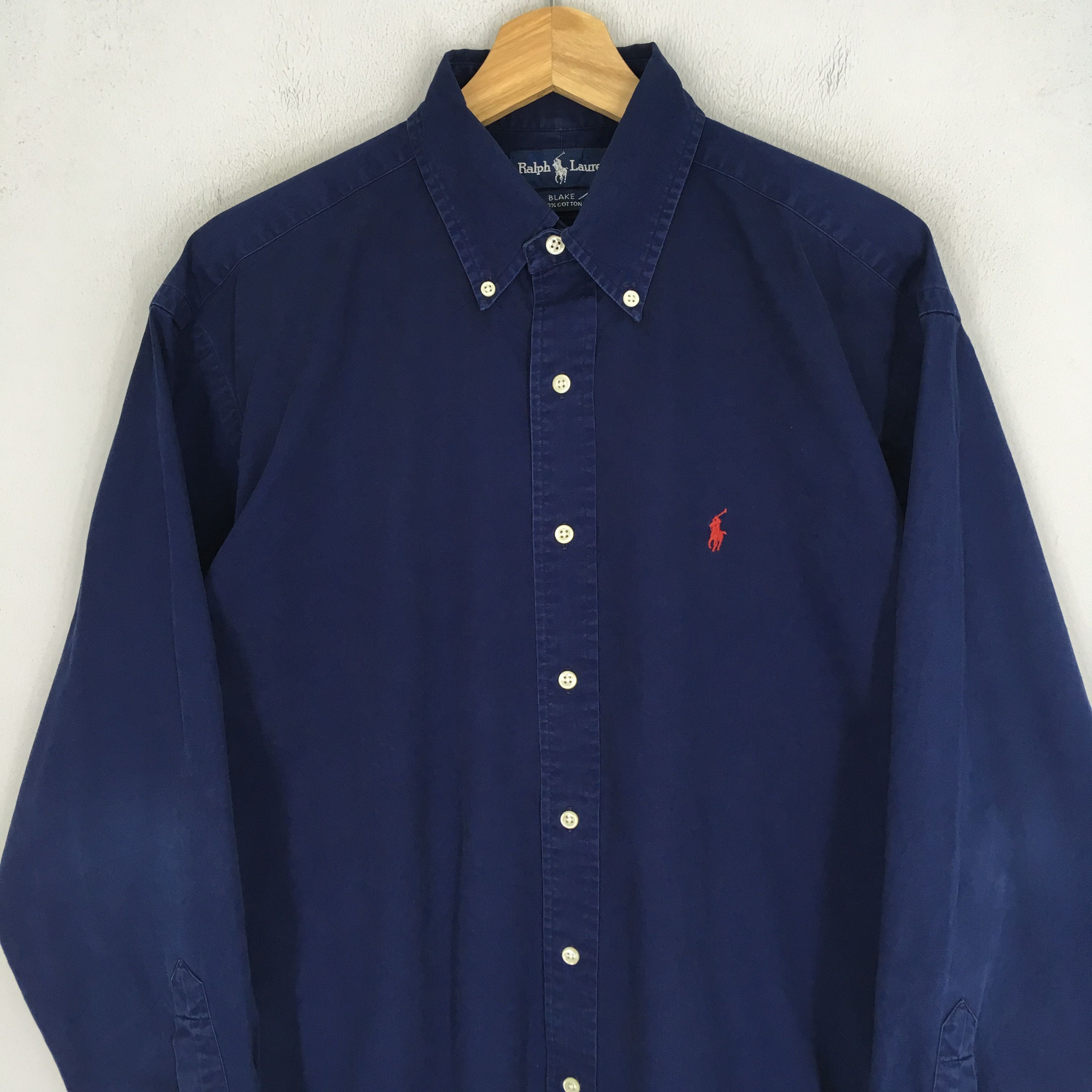 Ralph Lauren Polo Ralph Lauren Navy Blue Casual Shirt Size US XL / EU 56 / 4 - 3 Thumbnail