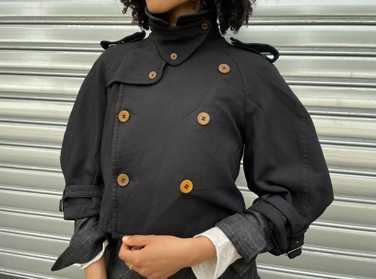 Comme des Garcons Comme des Garçons FW'16 (FW'11) Short Trench Pea Coat Size S / US 4 / IT 40 - 1 Thumbnail