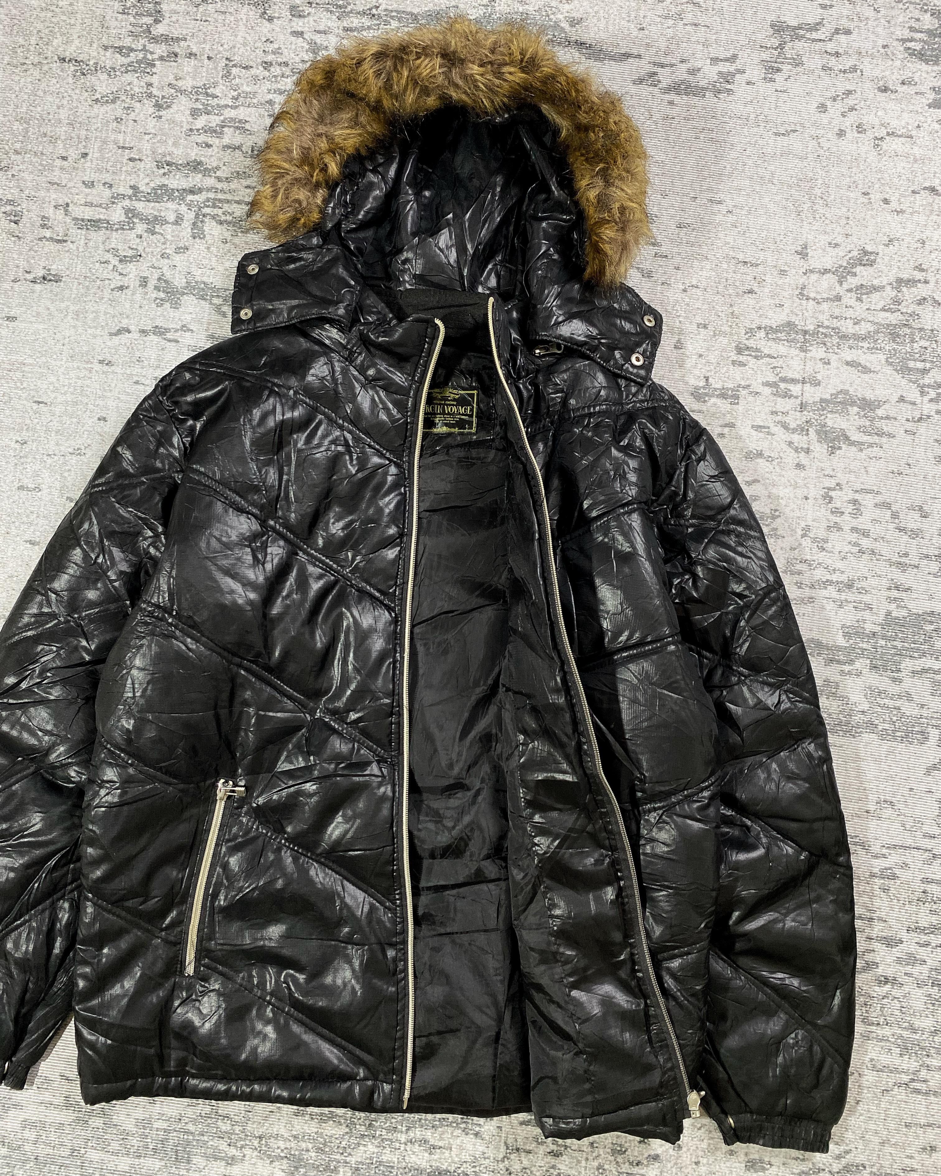 Japanese Brand 2000s Virgin Voyage Fur Puffer Down Hodded y2k Lgb Ifsix Size US L / EU 52-54 / 3 - 3 Thumbnail