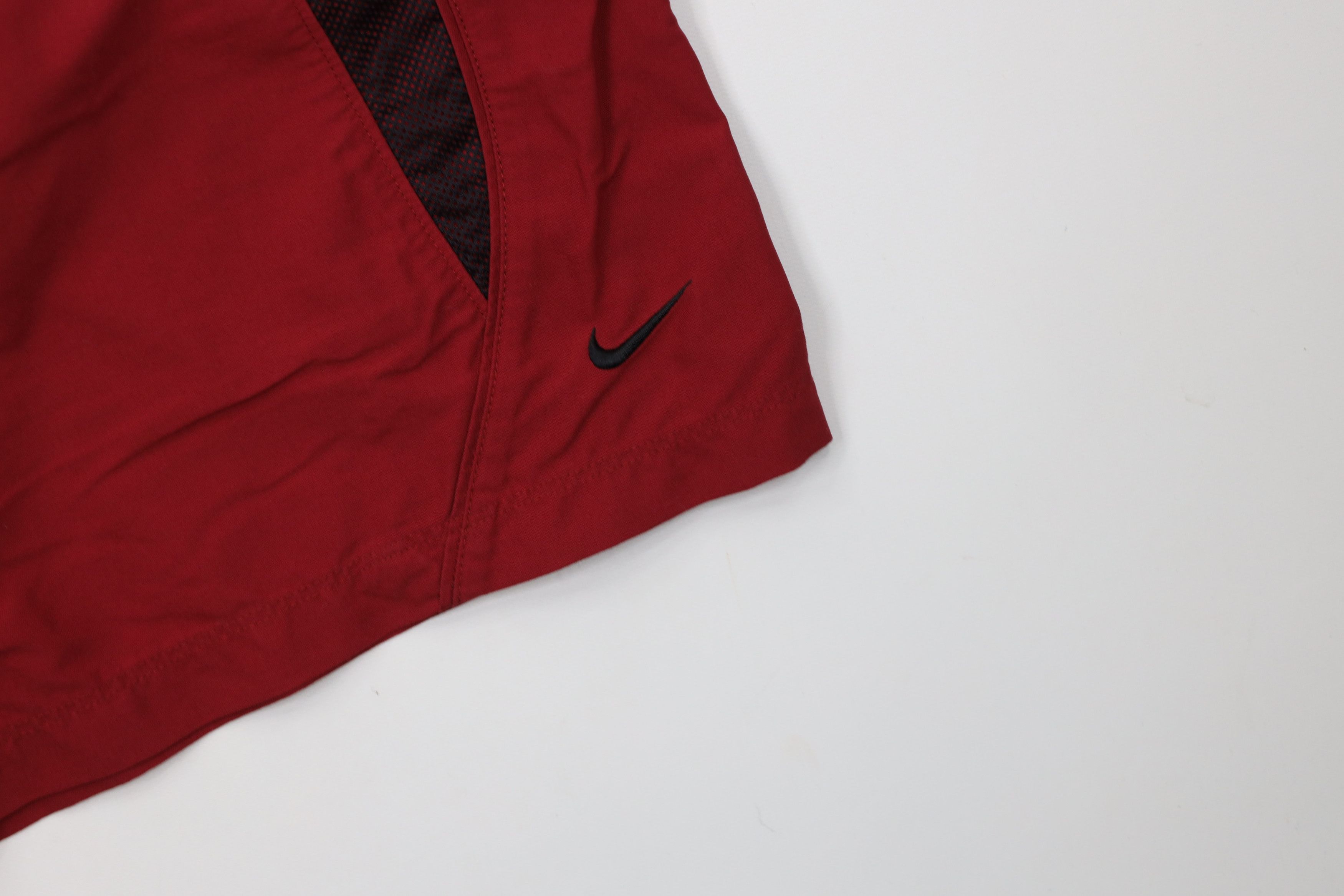 Nike AS IS Vintage Nike Travis Scott Mini Swoosh Shorts Red Size US 36 / EU 52 - 5 Thumbnail