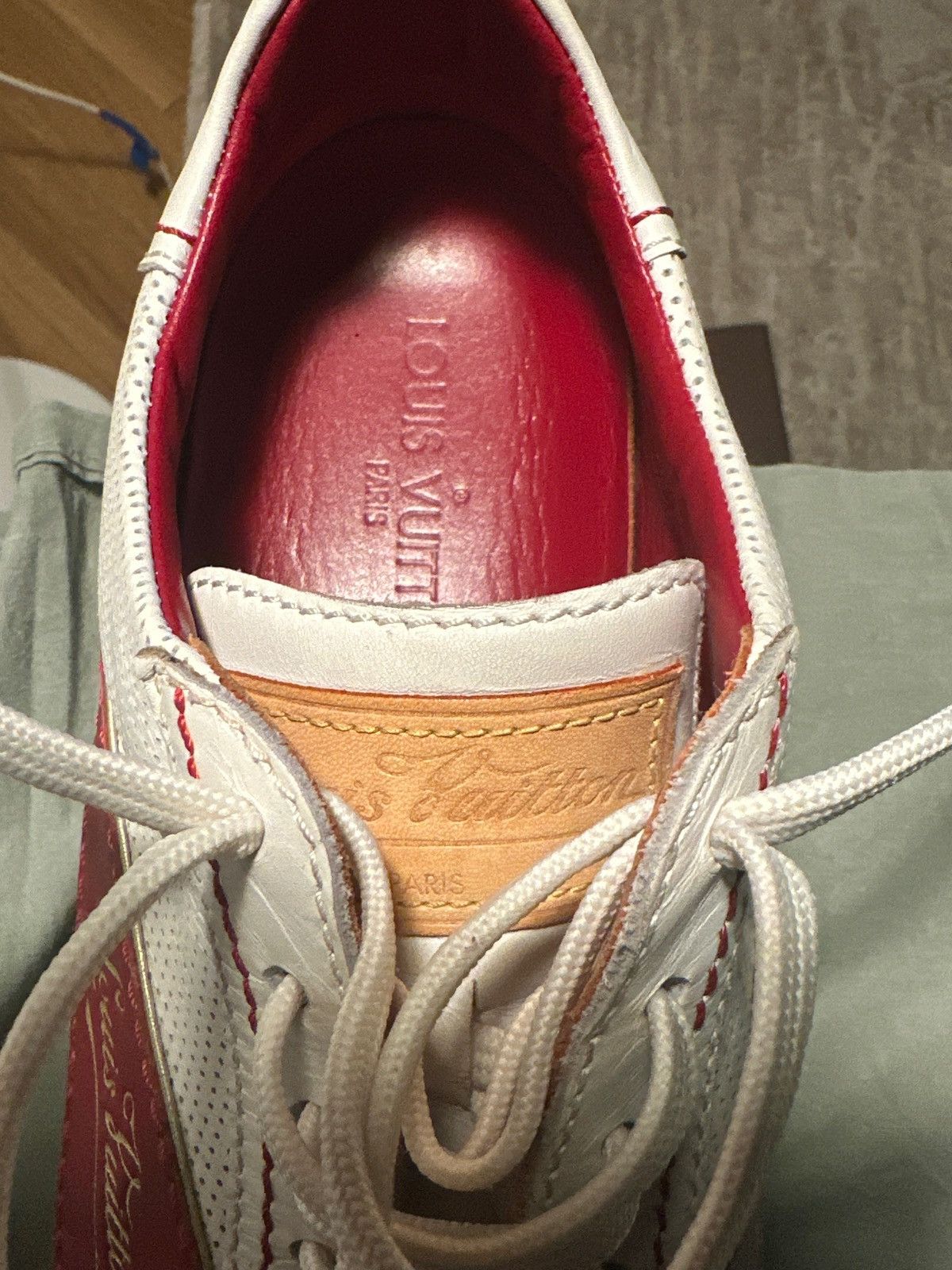 Louis Vuitton Louis Vuitton leather low trainers Size US 6.5 / EU 39-40 - 7 Thumbnail
