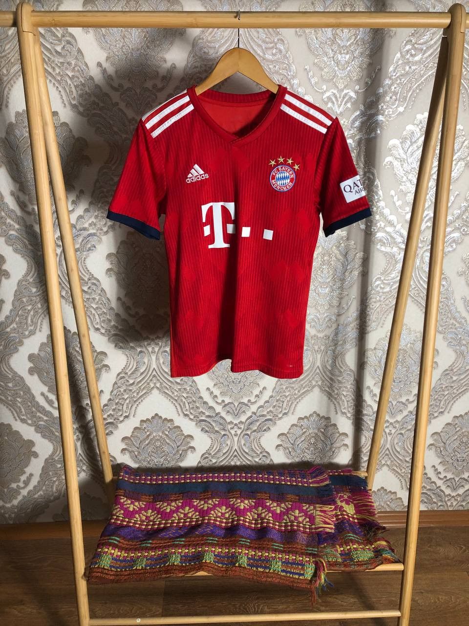 Vintage ADIDAS FC BAYERN MUNCHEN GERMANY SOCCER JERSEY RETRO Y2K 90s Size US S / EU 44-46 / 1 - 1 Thumbnail