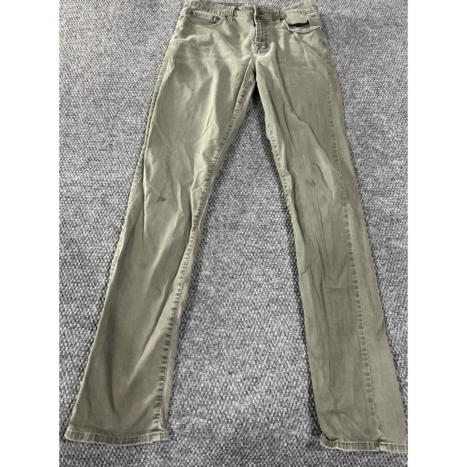 American Eagle Outfitters American Eagle Outfitters Jeans Slim Active Flex Mens 30x34 Green Denim Stretch Size US 30 / EU 46 - 2 Thumbnail