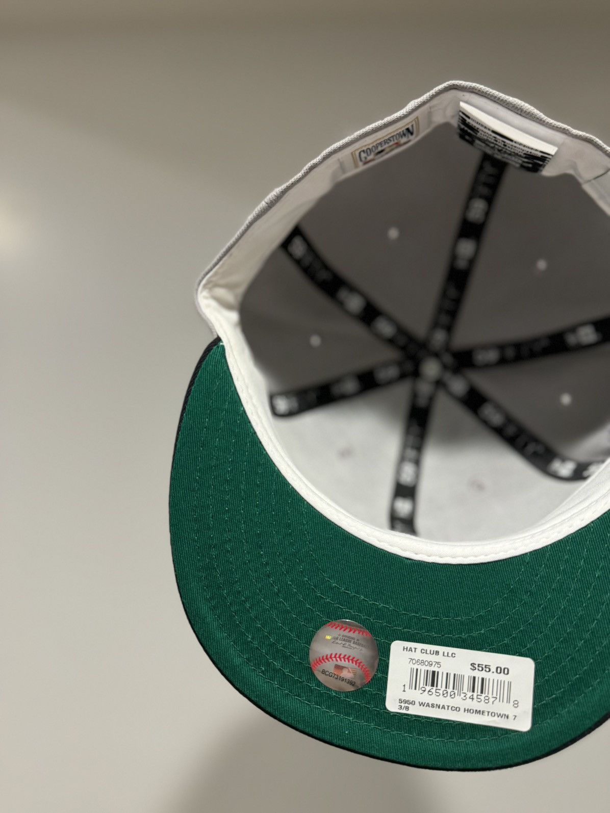 Hat Club × MLB × New Era Hatclub Exclusive Washington Nationals DC logo green UV 3/8 Size ONE SIZE - 4 Thumbnail