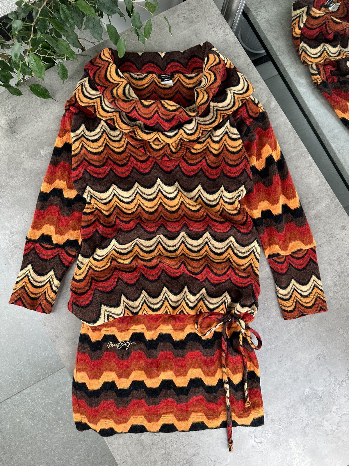 Miss Sixty Miss Sixty Multicolor Dress Size L / US 10 / IT 46 - 1 Thumbnail