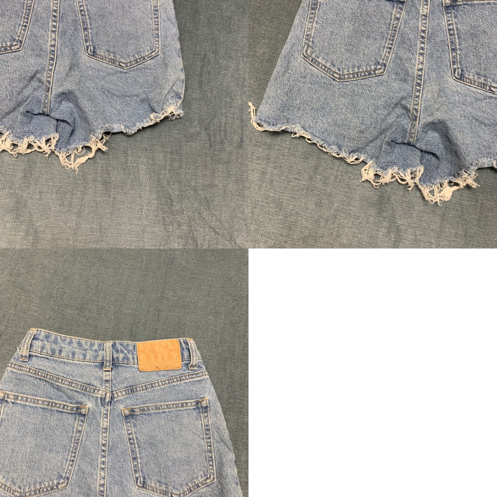 H&M H&M Cut-Off Shorts Womens 2 Blue Denim Cotton Stretch Frayed Hem Streetwear Shorts Womens 2 Blue Denim Cotton Stretch Frayed Hem Streetwear Size 26" / US 2 / IT 38 - 9 Thumbnail