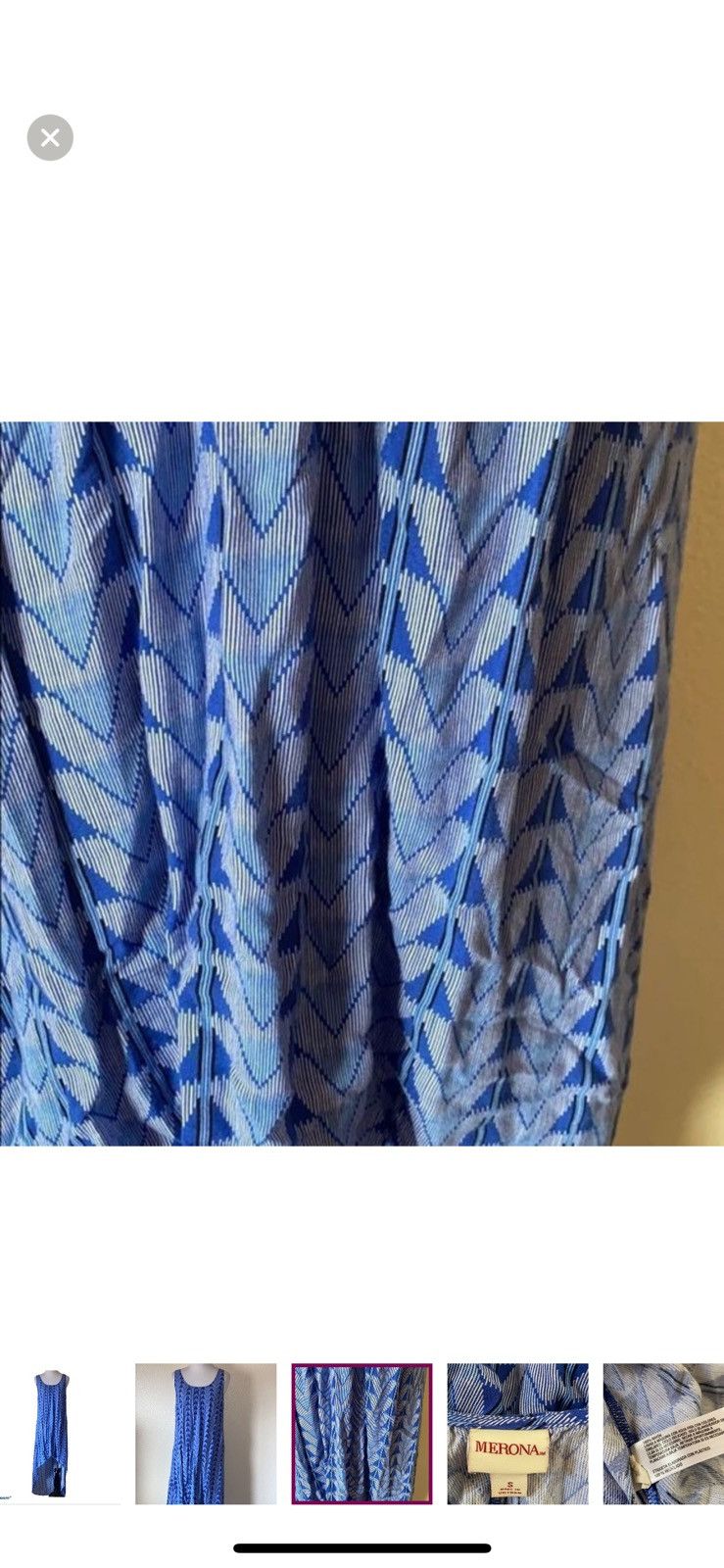 Merona Merona small high low geometric print dress Size S / US 4 / IT 40 - 3 Thumbnail