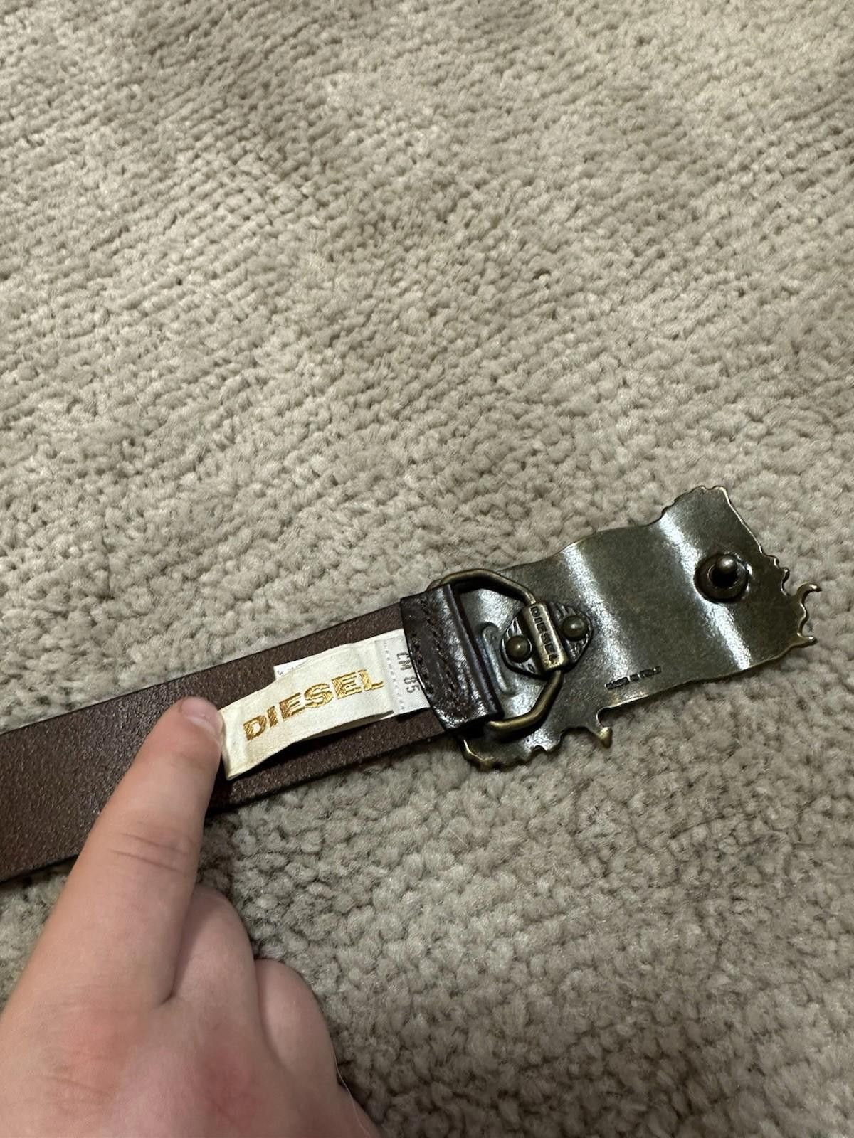 Diesel Vintage Diesel Belt Leather Women 85/34 Size ONE SIZE - 8 Thumbnail