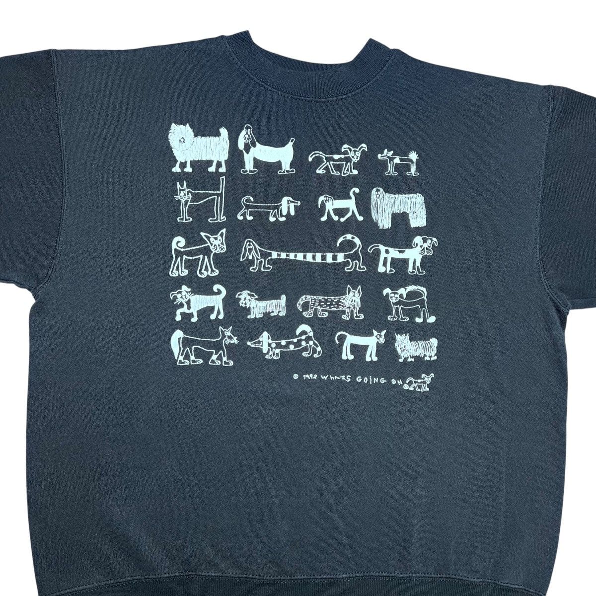 Other Vintage 1992 Different Dog Breeds What’s Going On Sweatshirt Size US L / EU 52-54 / 3 - 4 Thumbnail