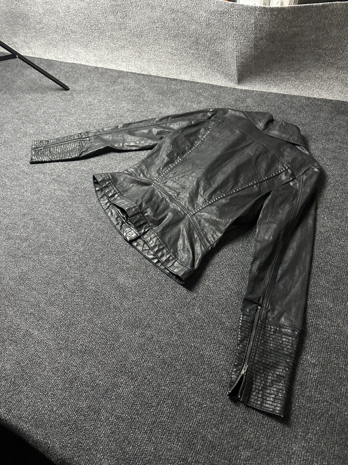 Other 🚨Y2K RICK OWENS TYPE DIRTY SLIM FIT ZIP DENIM JACKET Size M / US 6-8 / IT 42-44 - 9 Thumbnail
