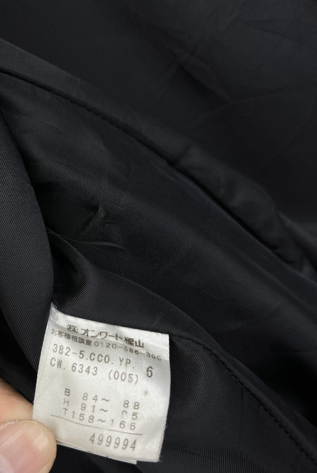 Calvin Klein Vintage Calvin Klein Black Wool Coats Jacket Size M / US 6-8 / IT 42-44 - 9 Thumbnail