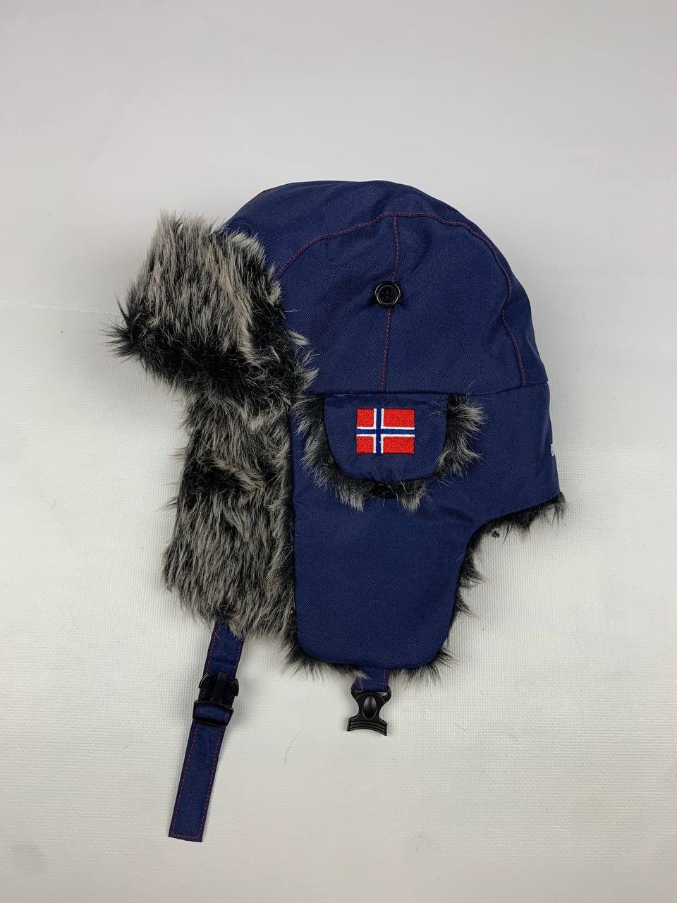 Vintage Ushanka Trapper Hat Fuzzy Fur Crazy Style Vintage Size ONE SIZE - 2 Thumbnail