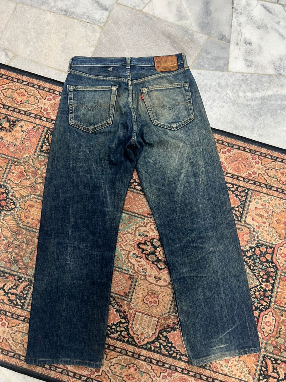 Levi's Vintage Levis 1944 Leather Patch Single Sided Size US 32 / EU 48 - 6 Thumbnail