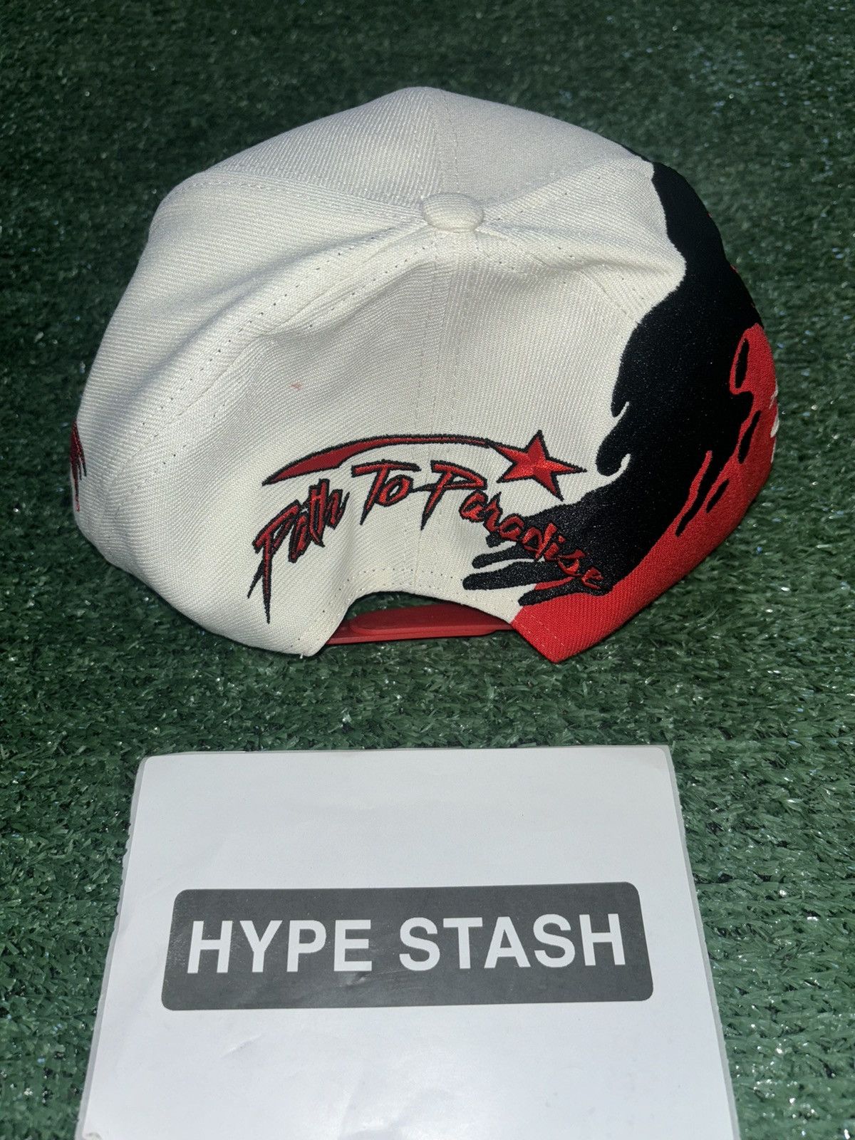 HELLSTAR Hellstar Red Paintbrush Snapback Size ONE SIZE - 9 Thumbnail
