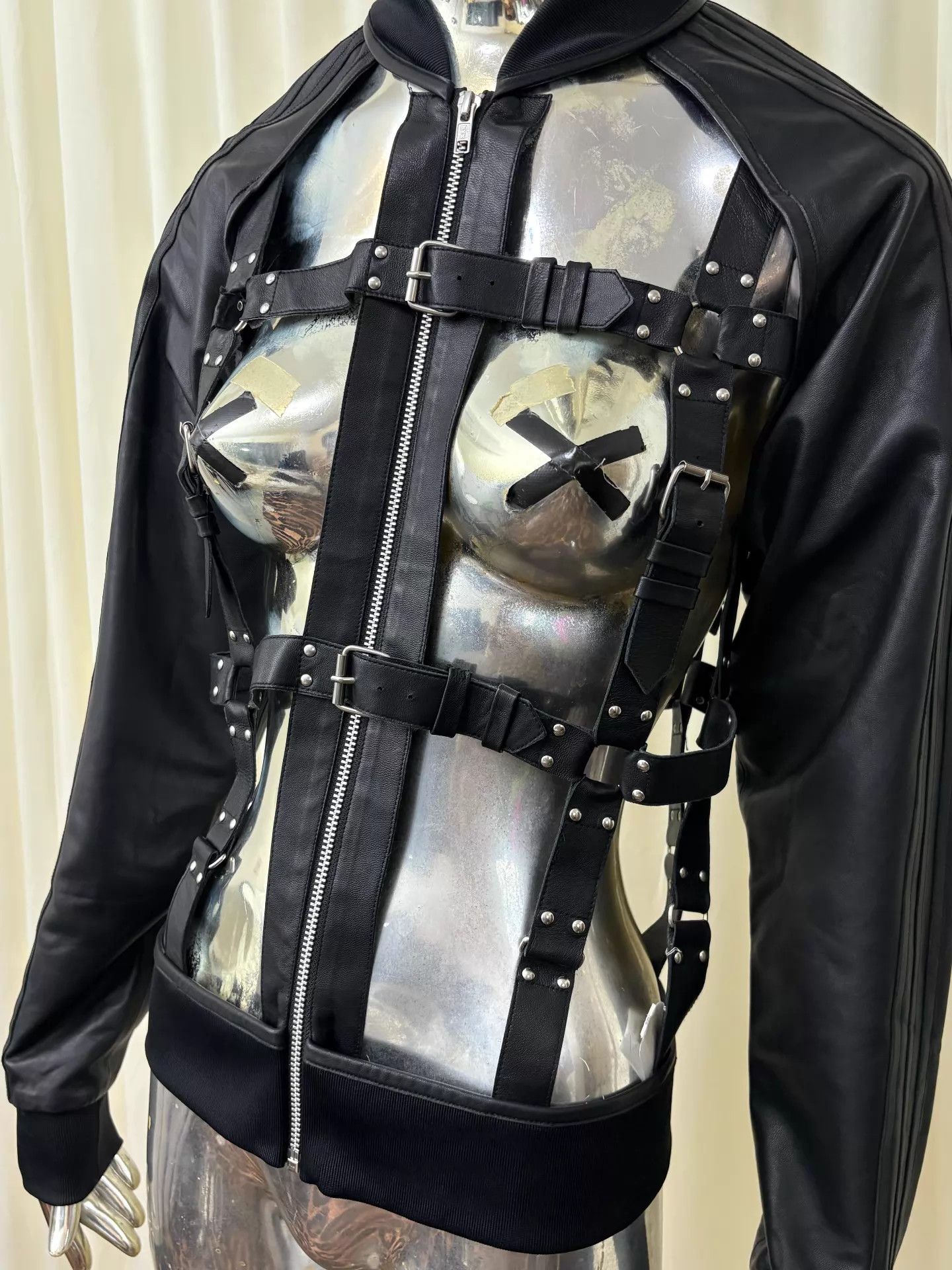 Jeremy Scott Jeremy Scott x Adidas Studded Lace-Up Jacket M Size M / US 6-8 / IT 42-44 - 5 Thumbnail