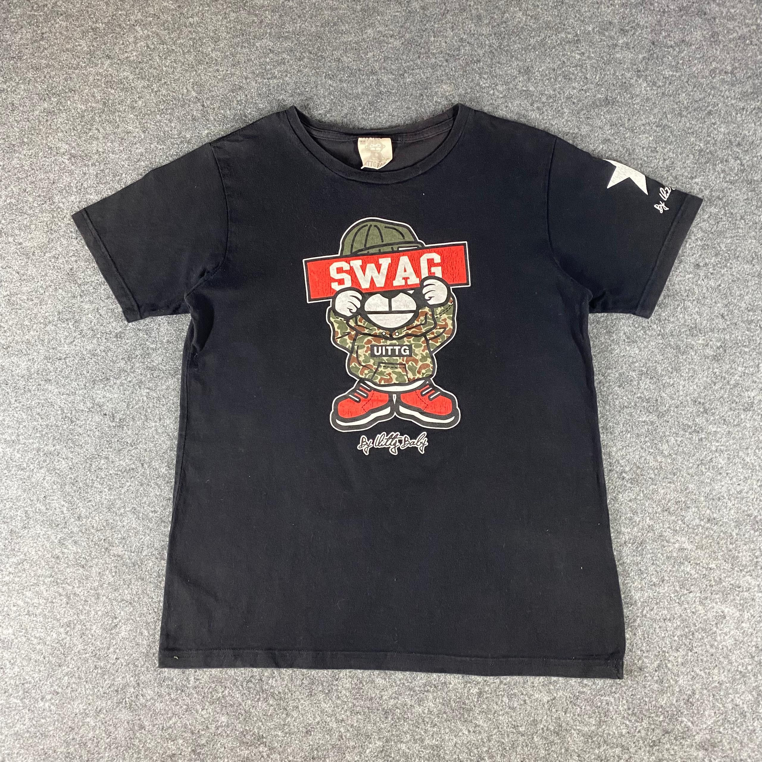 Vintage Vintage Uittg Baby Swag Streetwear Tshirt Size US S / EU 44-46 / 1 - 1 Thumbnail