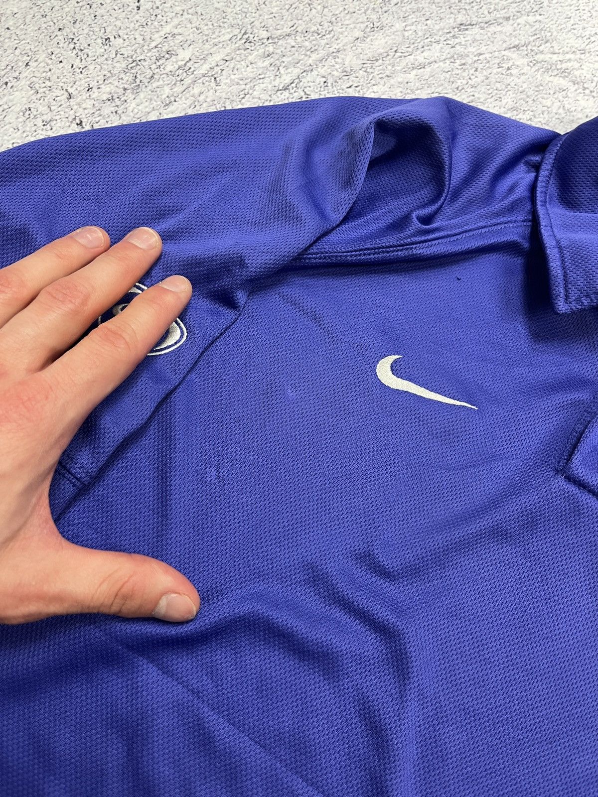 Nike × Vintage Nike Japan Asia Cup 2007 Polo Shirt Jersey Rare Blockcore Size US M / EU 48-50 / 2 - 10 Thumbnail
