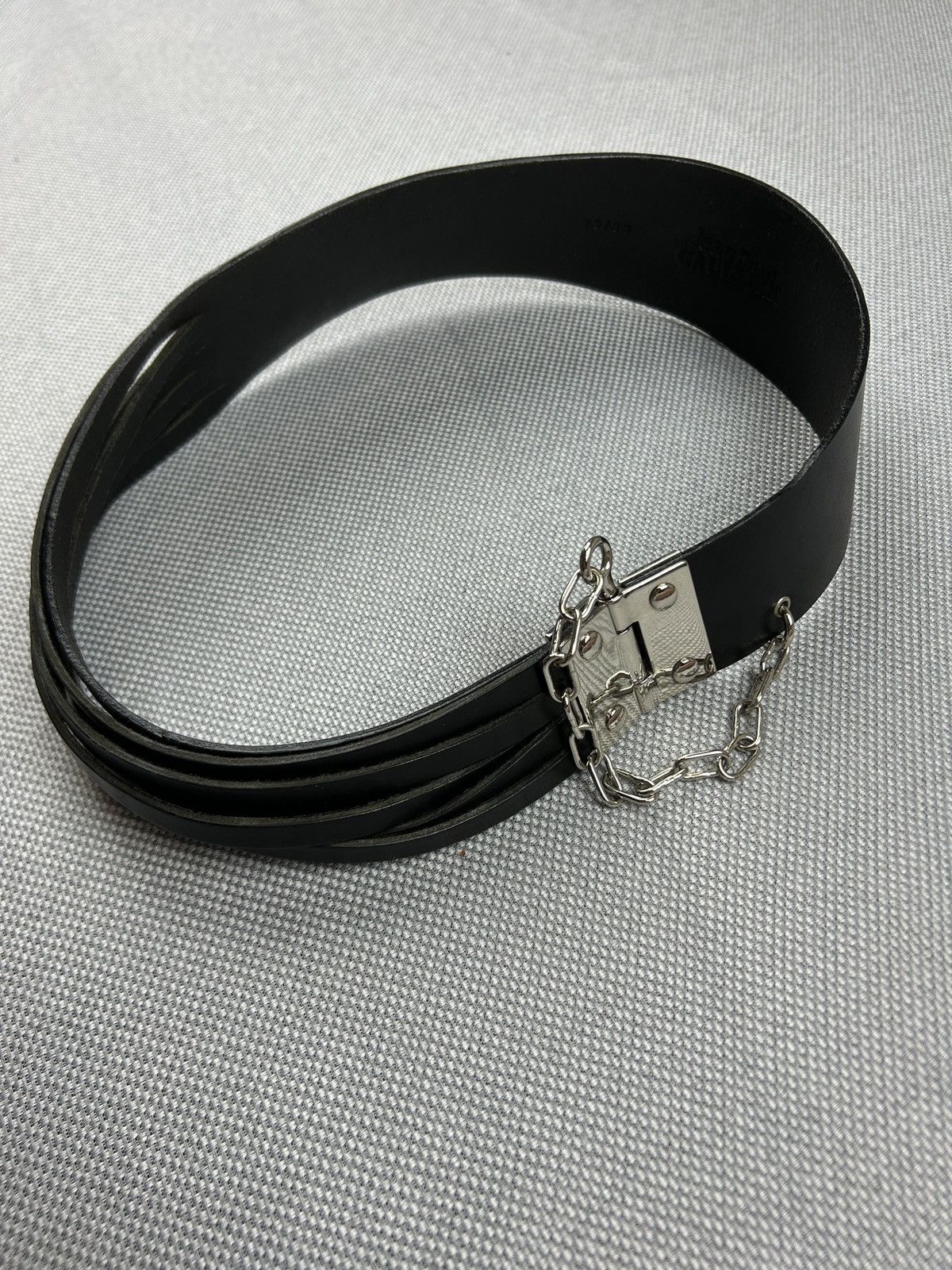 Jean Paul Gaultier Archive Jean Paul Gaultier Leather Rare Waist Belt Size ONE SIZE - 3 Thumbnail