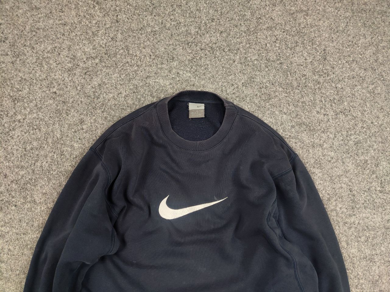 Nike Vintage 90's Nike center embroidered distressed Sweatshirt Size US S / EU 44-46 / 1 - 8 Thumbnail