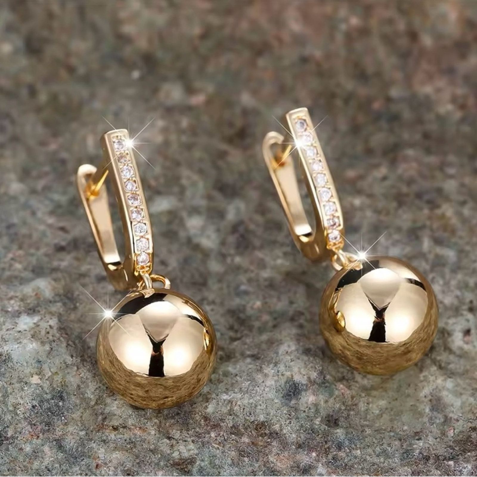 Other Cute Small Round Metal Dangle Earrings For Women Size ONE SIZE - 3 Thumbnail