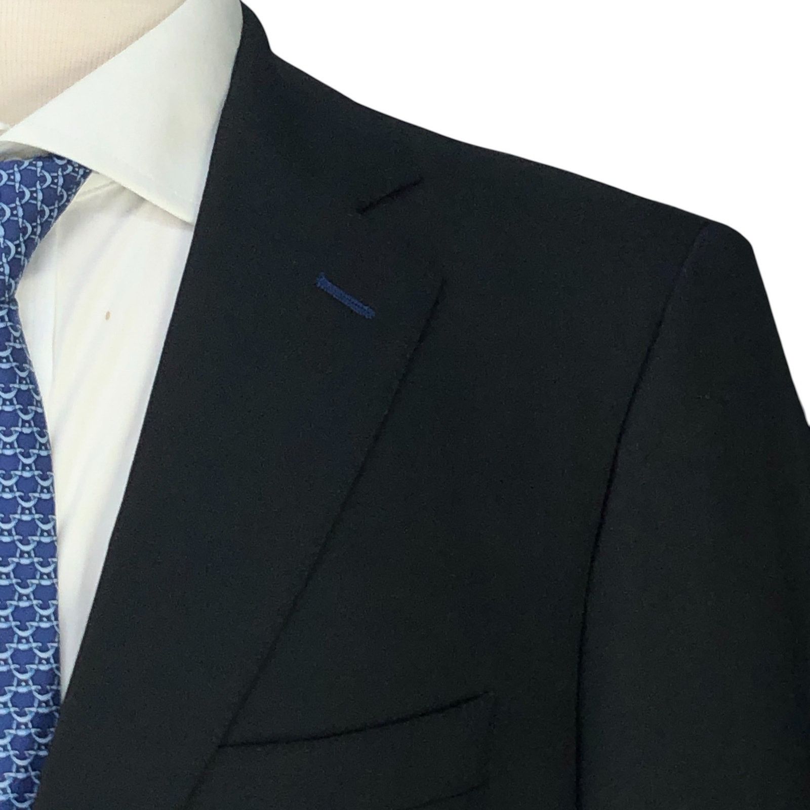 J.Hilburn J Hilburn 40S Sport Coat Blazer Revenge Super 150s Bespoke Size 40S - 4 Thumbnail