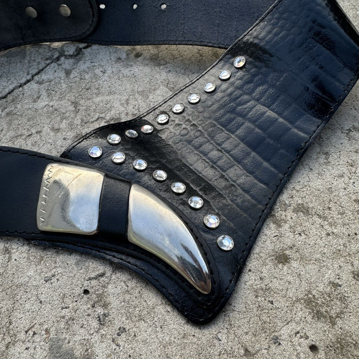 If Six Was Nine Vintage Japanese Style Leather Belt Claw Gothic Band Rock Size ONE SIZE - 9 Thumbnail