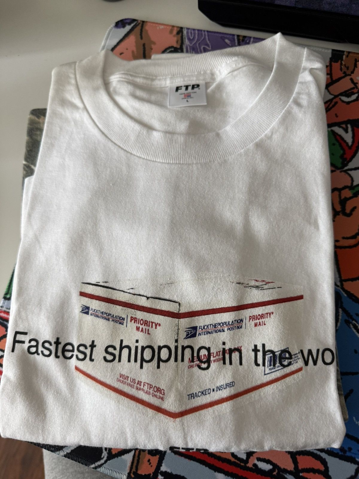 Fuck The Population FTP USPS Shirt Size US L / EU 52-54 / 3 - 1 Thumbnail