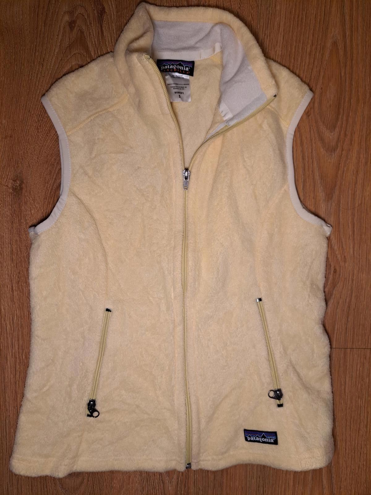Patagonia VINTAGE 1995 Patagonia Synchilla Vest Womens Small Yellow Size S / US 4 / IT 40 - 1 Thumbnail